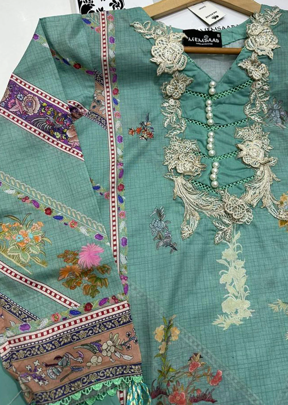 MUZNR-13-A - Readymade - Muzlin Collection Vol 2 by Sana Safinaz 2023 - Image 4
