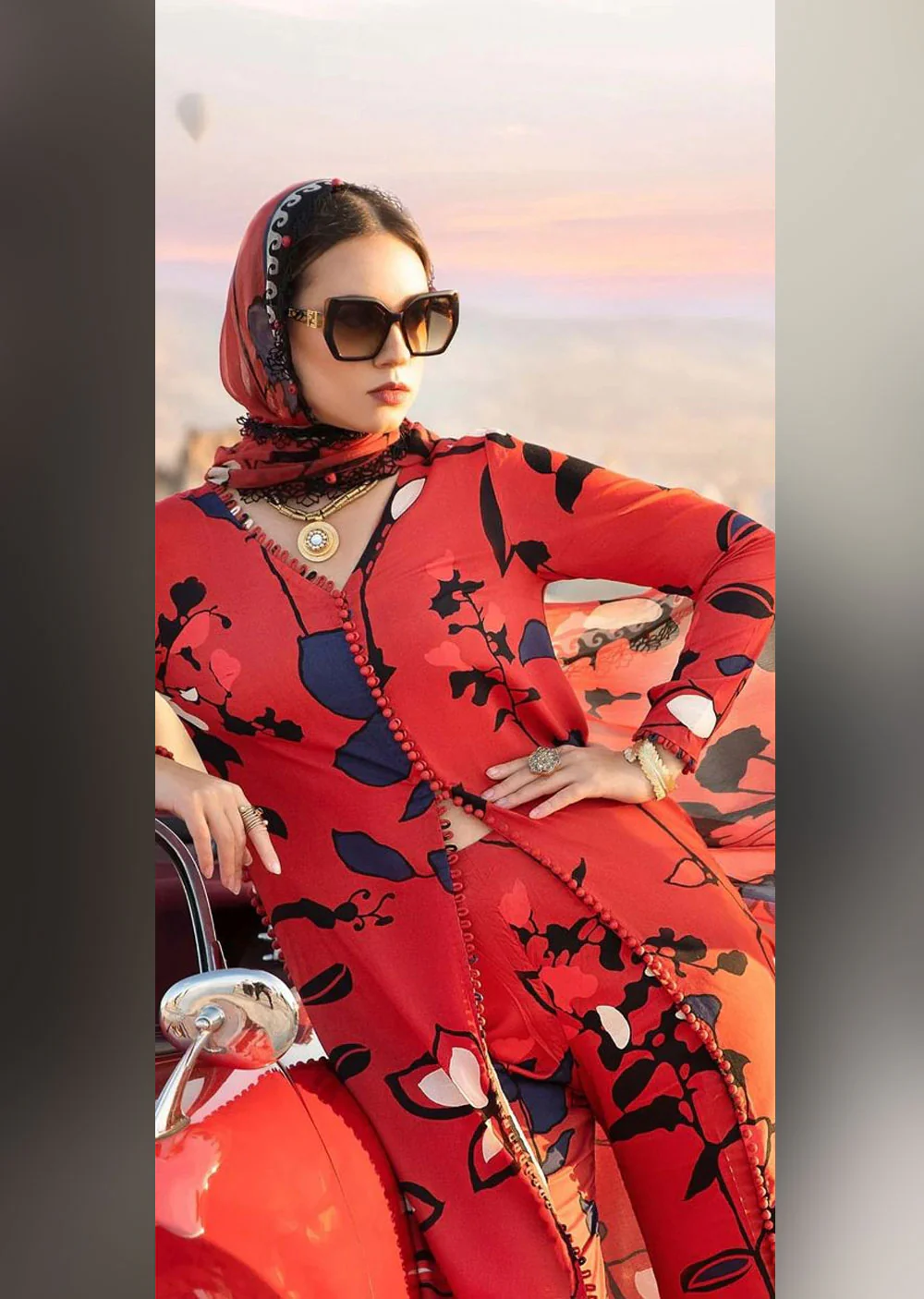 MBBC-01-A - Readymade - Maria B Lawn Inspired Suit 2024 - Image 2