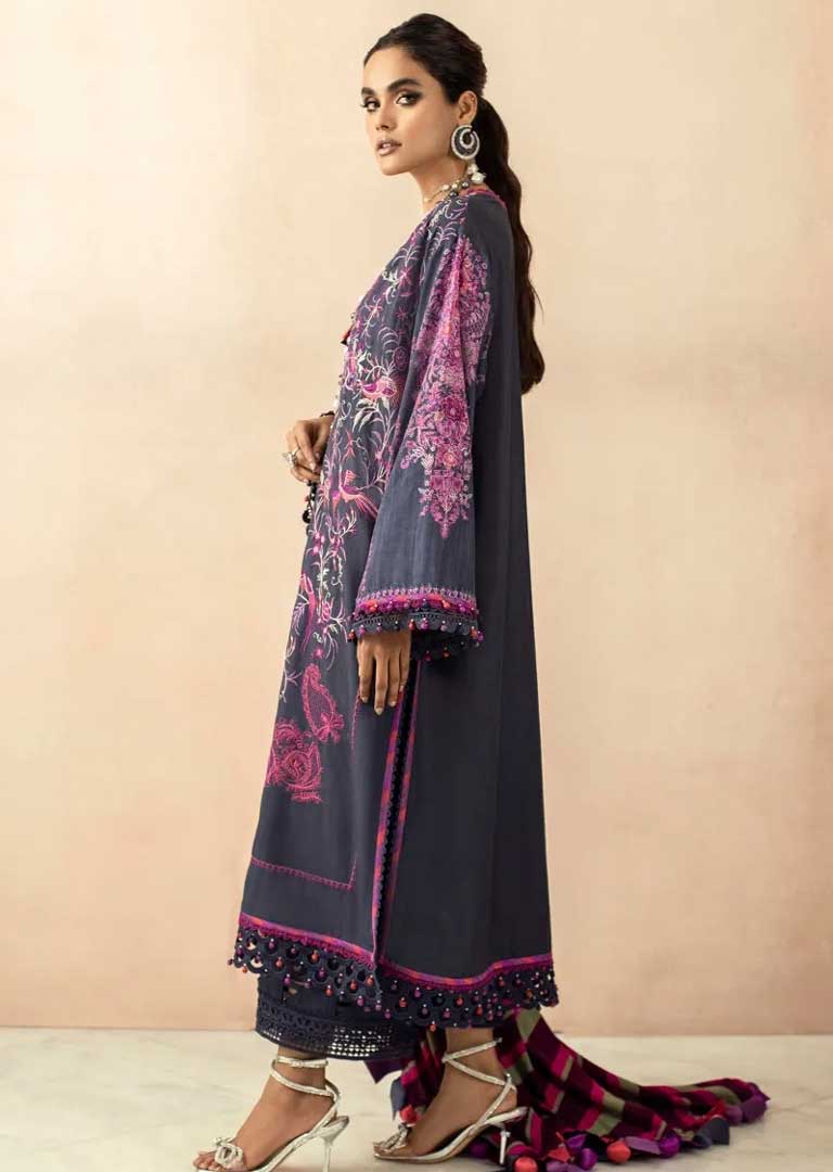 MZN-15-B - Unstitched - Muzlin Winter Collection by Sana Safinaz 2021 - Image 2