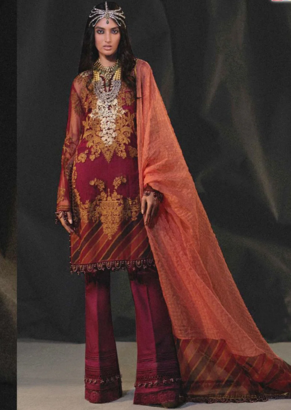 MZN-5B-B - Unstitched - Luxury Collection by Sana Safinaz 2020