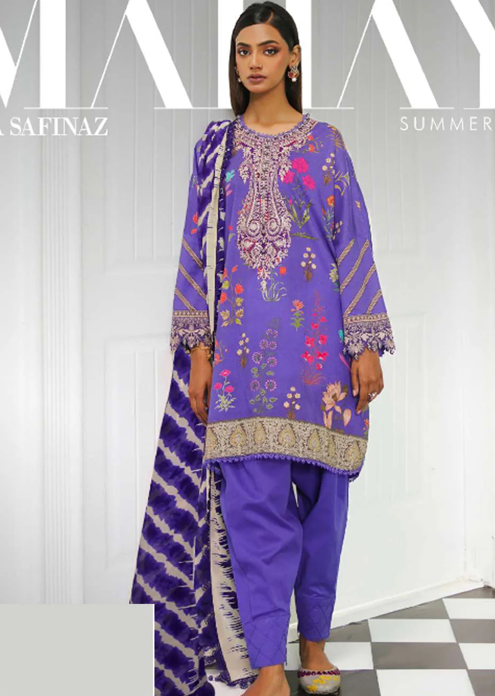 MZNR-01-B - Readymade - Mahay Summer Collection by Sana Safinaz 2023