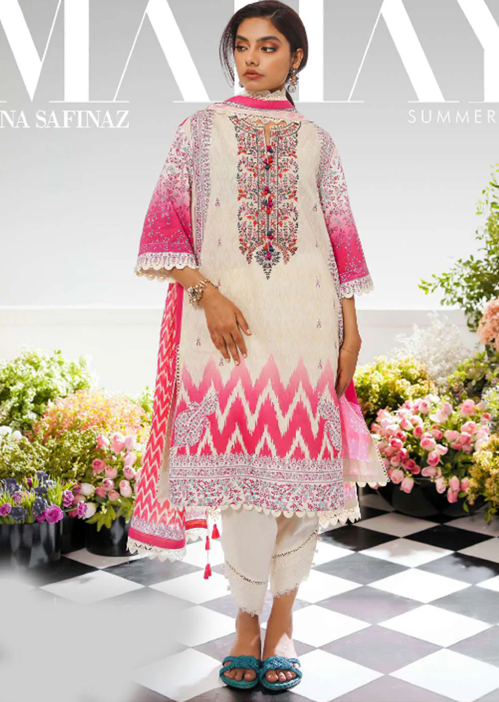 MZNR-19-A - Readymade 2 Piece - Mahay Summer Collection by Sana Safinaz 2023