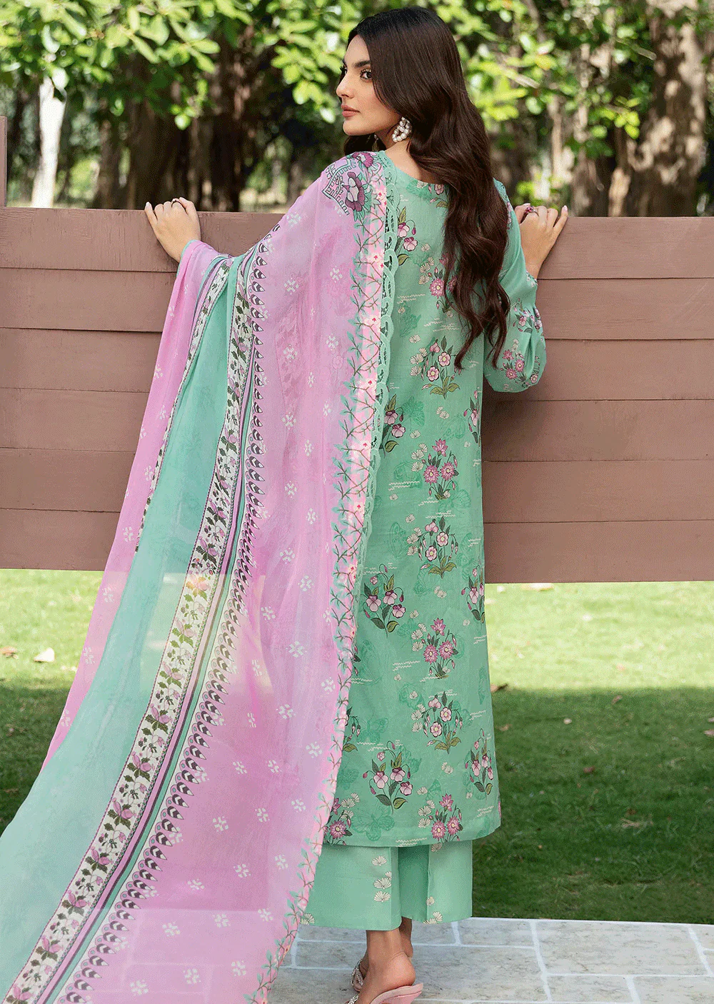 N-510-R - Readymade - Ramsha Rangrez Lawn Collection Vol 5 2024 - Image 2