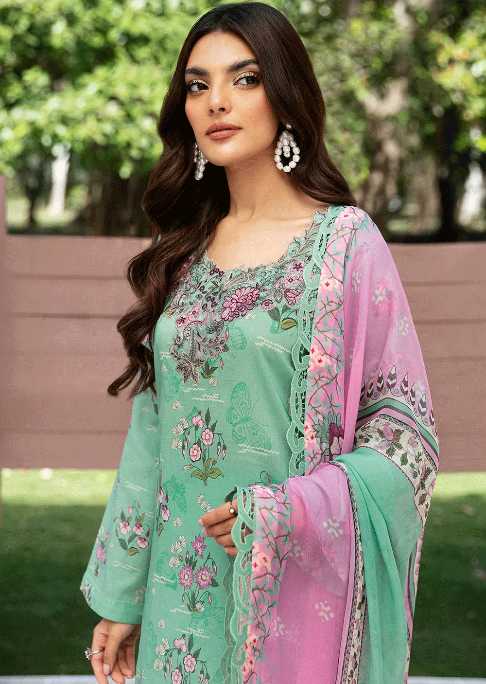 N-510-R - Readymade - Ramsha Rangrez Lawn Collection Vol 5 2024 - Image 3