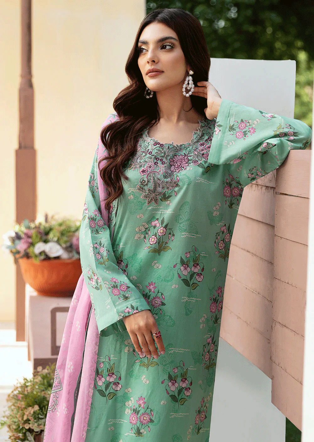 N-510-R - Readymade - Ramsha Rangrez Lawn Collection Vol 5 2024 - Image 5
