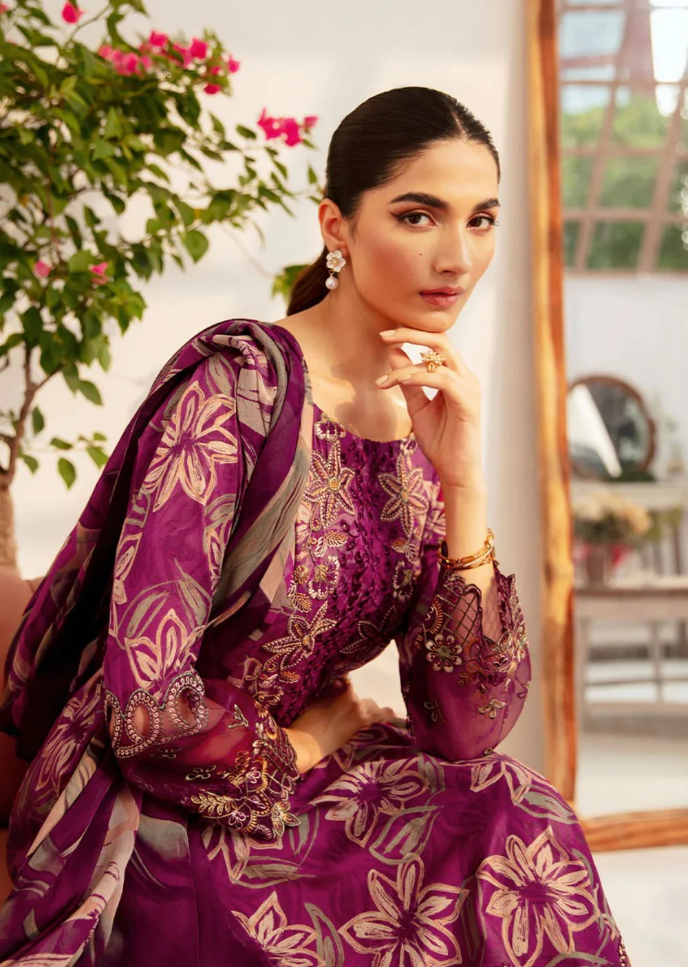 N-705 - Readymade - Rangrez by Ramsha Luxury Lawn Vol 07 - Image 3