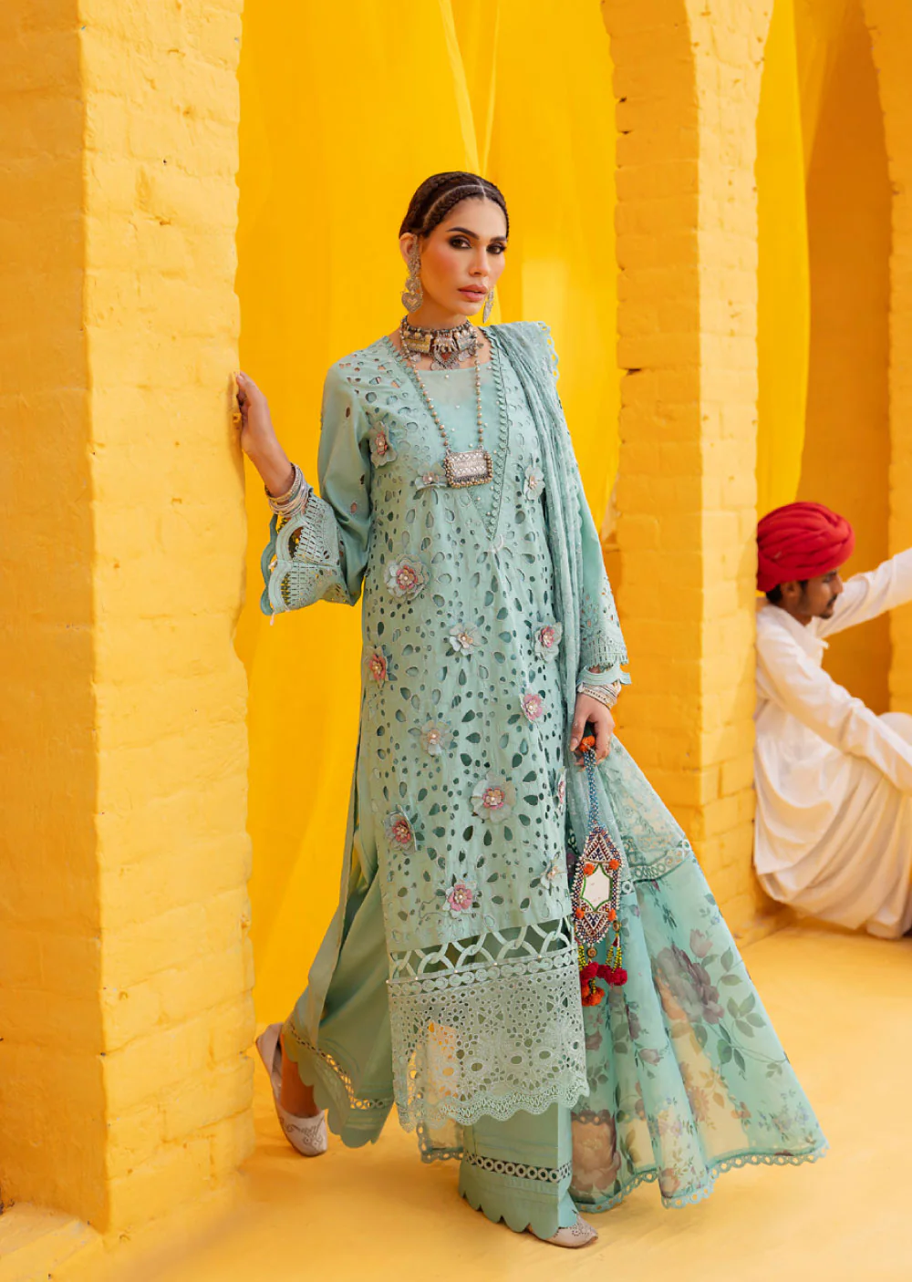 NDS-102 - Unstitched - Mela Festive Lawn Collection by Nureh 2024 - Image 3