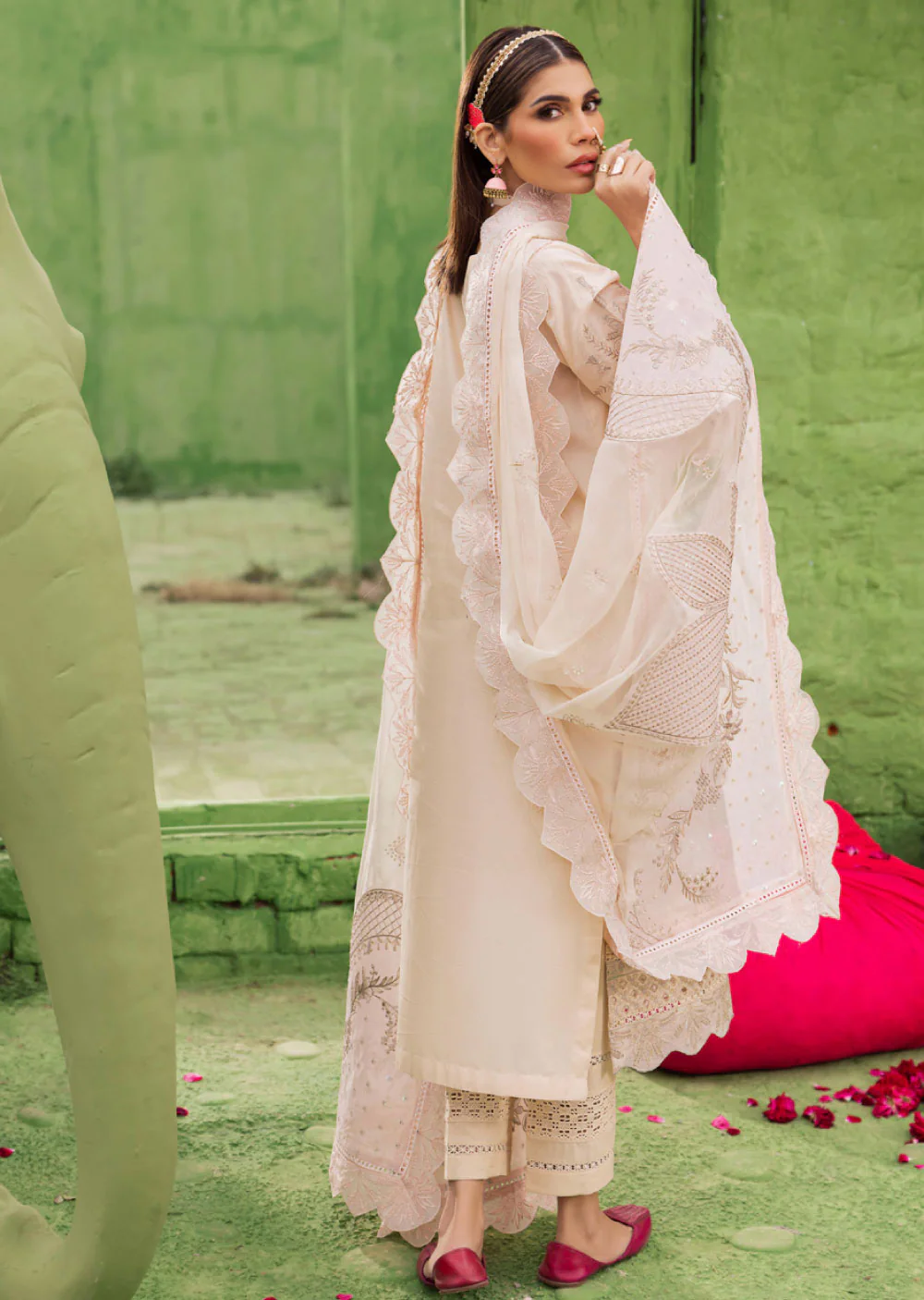 NDS-104 - Unstitched - Mela Festive Lawn Collection by Nureh 2024 - Image 2