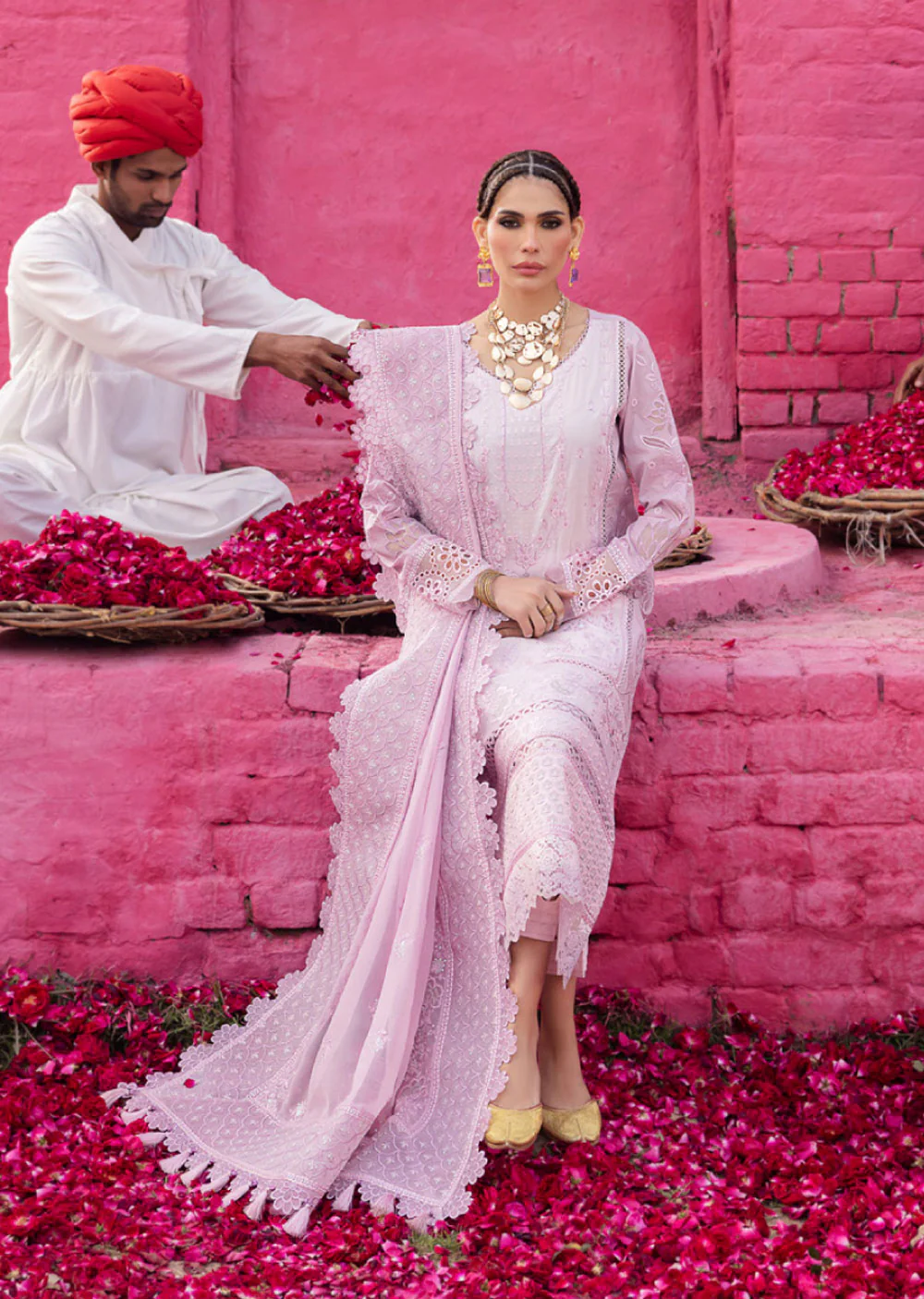 NDS-106-R - Readymade - Mela Festive Lawn Collection by Nureh 2024 - Image 3