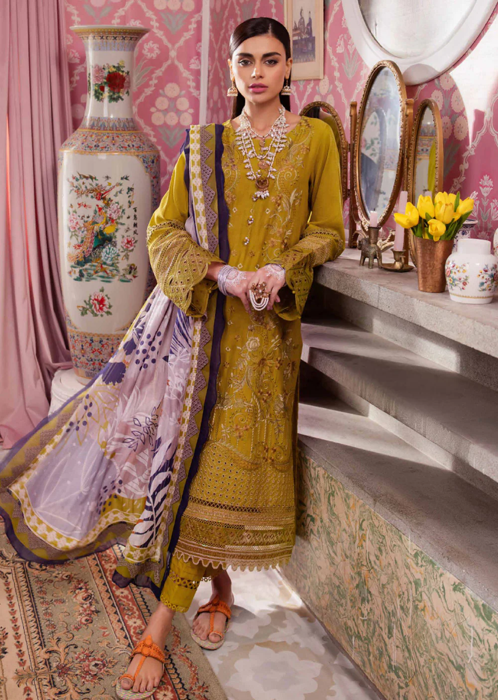 NDS-111-R - Readymade - Maya Lawn Collection by Nureh 2024