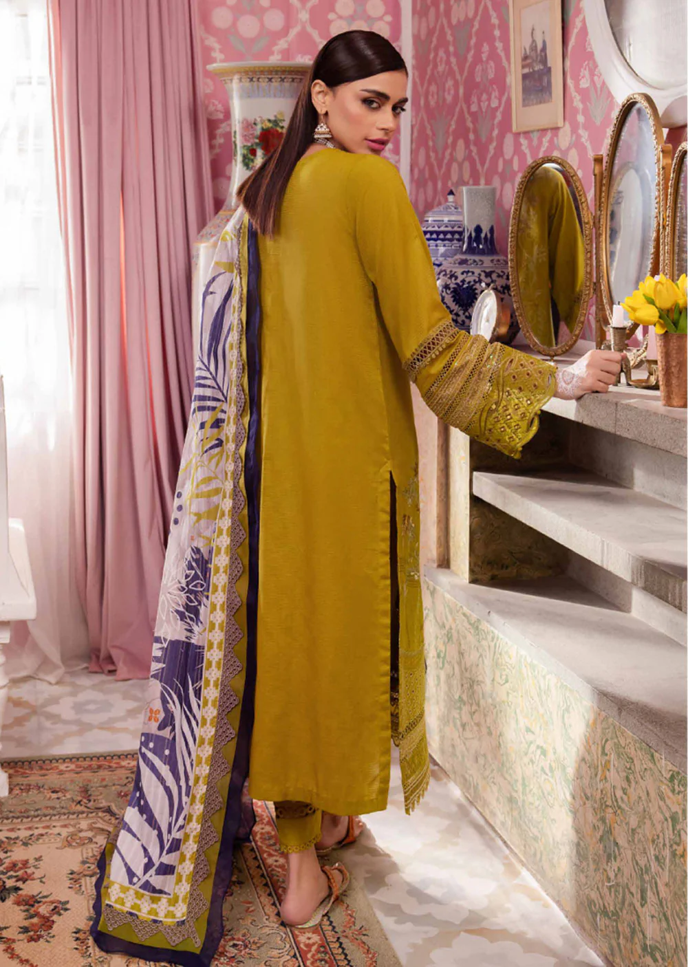 NDS-111-R - Readymade - Maya Lawn Collection by Nureh 2024 - Image 2