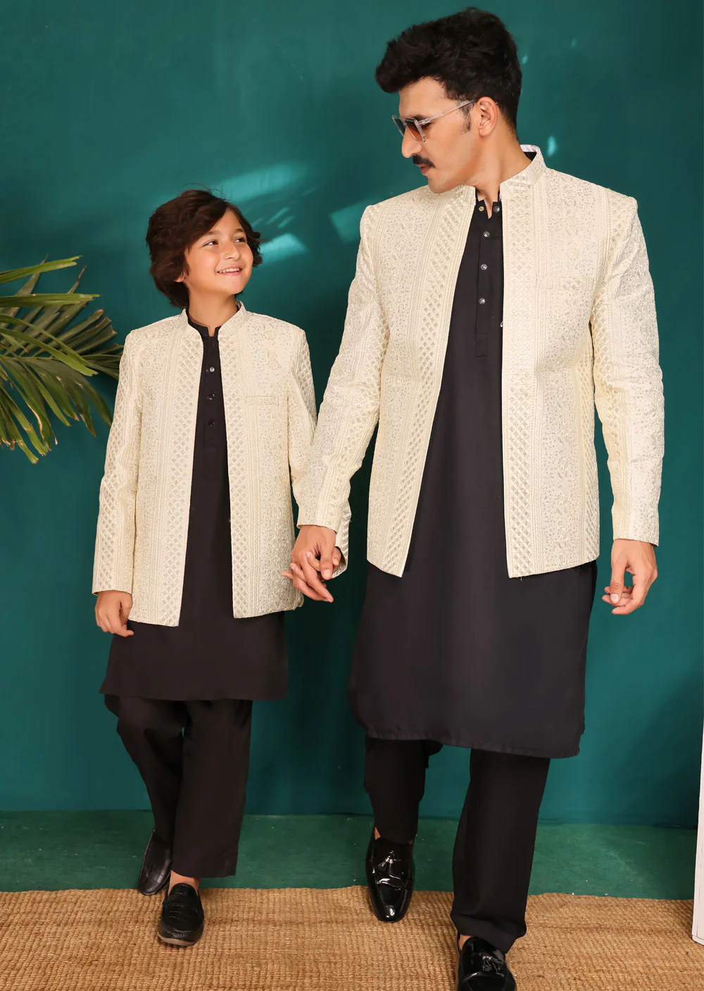 NF2105 Father & Son Off White Prince Coat