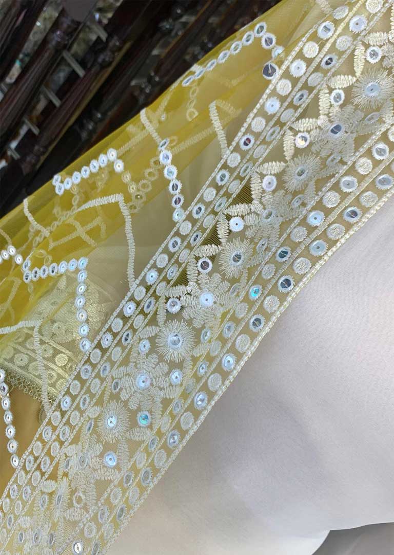 NR8110 Sufusey - Readymade Yellow Shararah Suit - Image 3