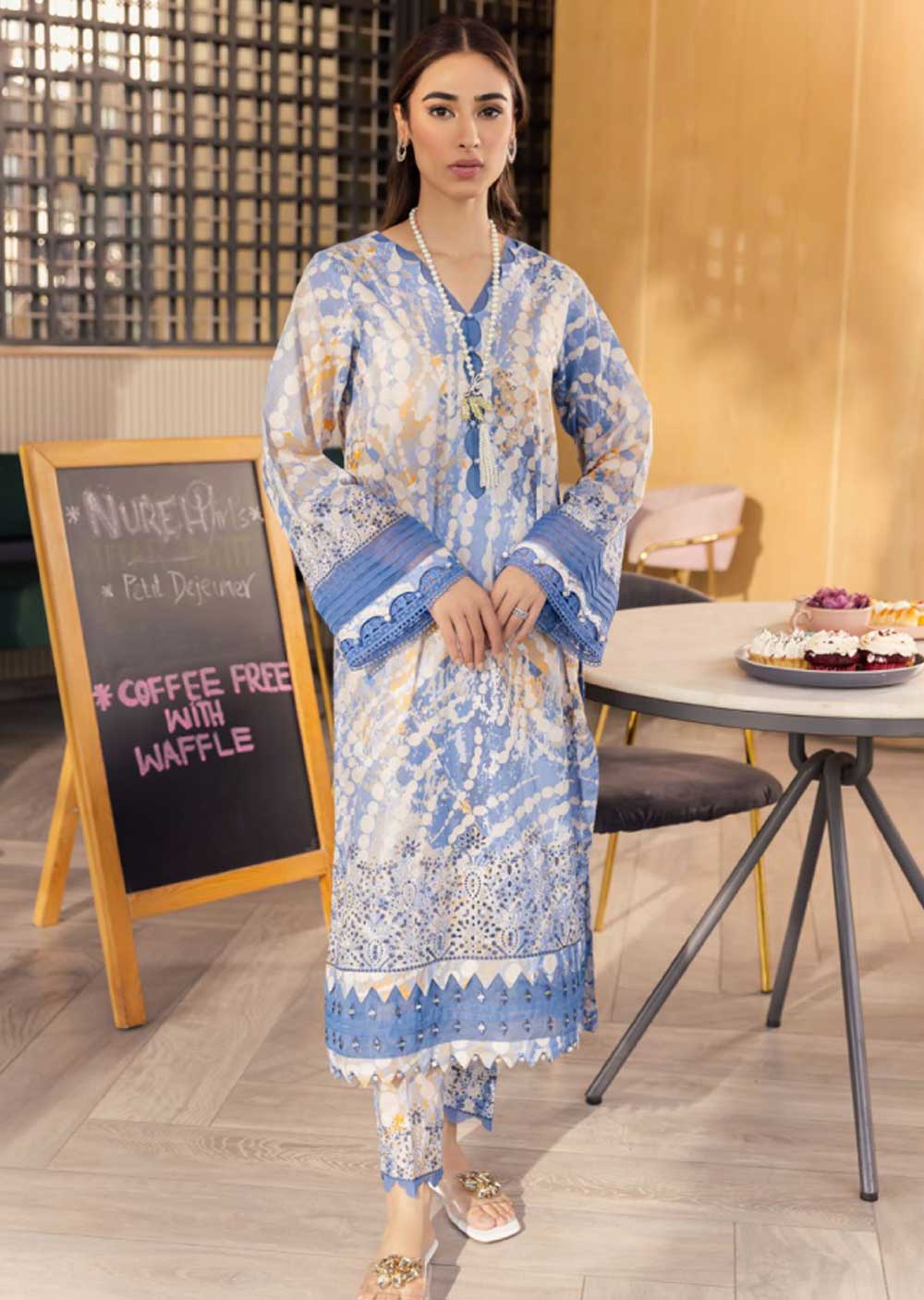 NRH-100 - Readymade - Ballerina Collection by Nureh Collection 2023