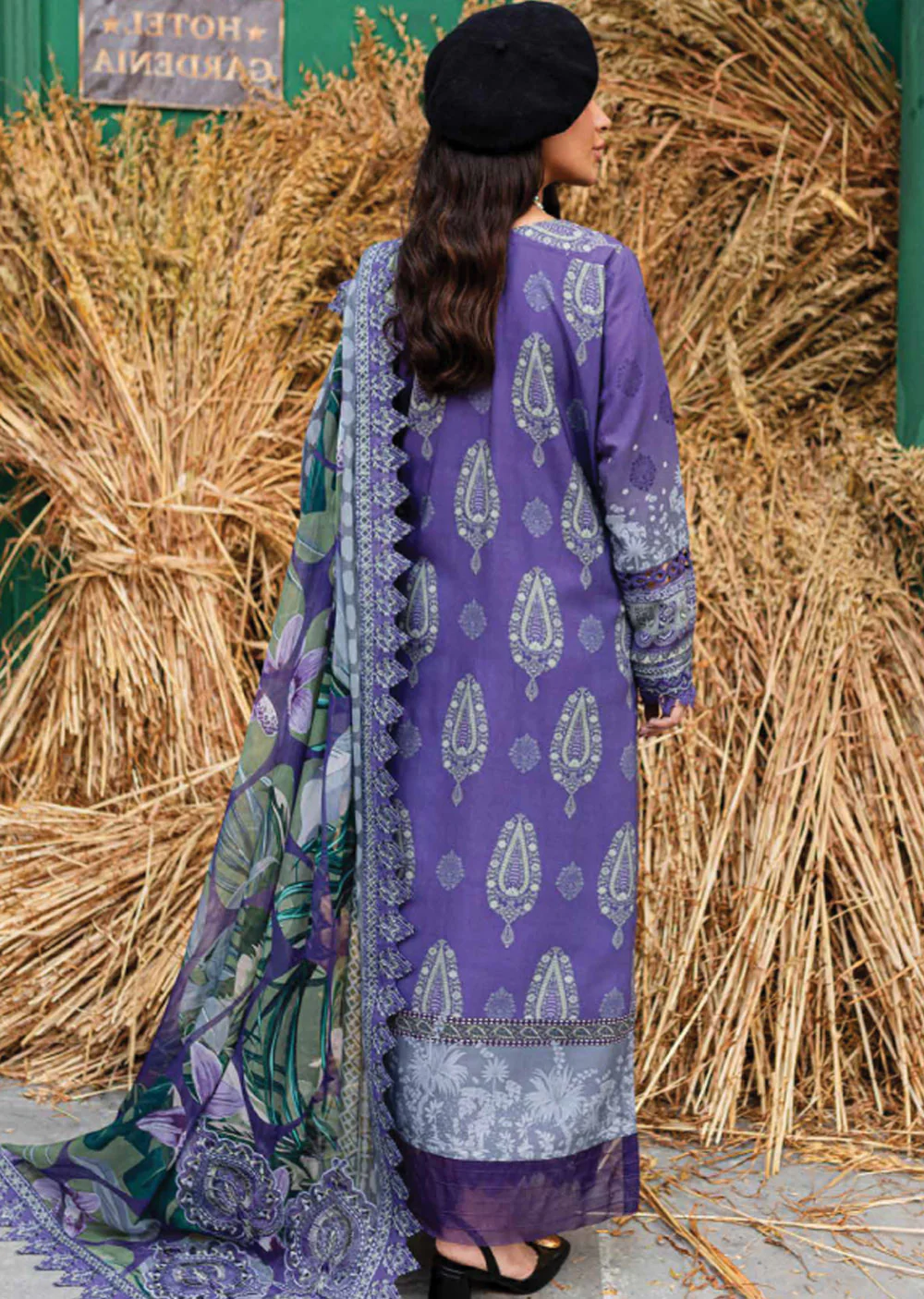 NSG-163 - Unstitched - Nureh Gardenia Collection 2024 - Image 4