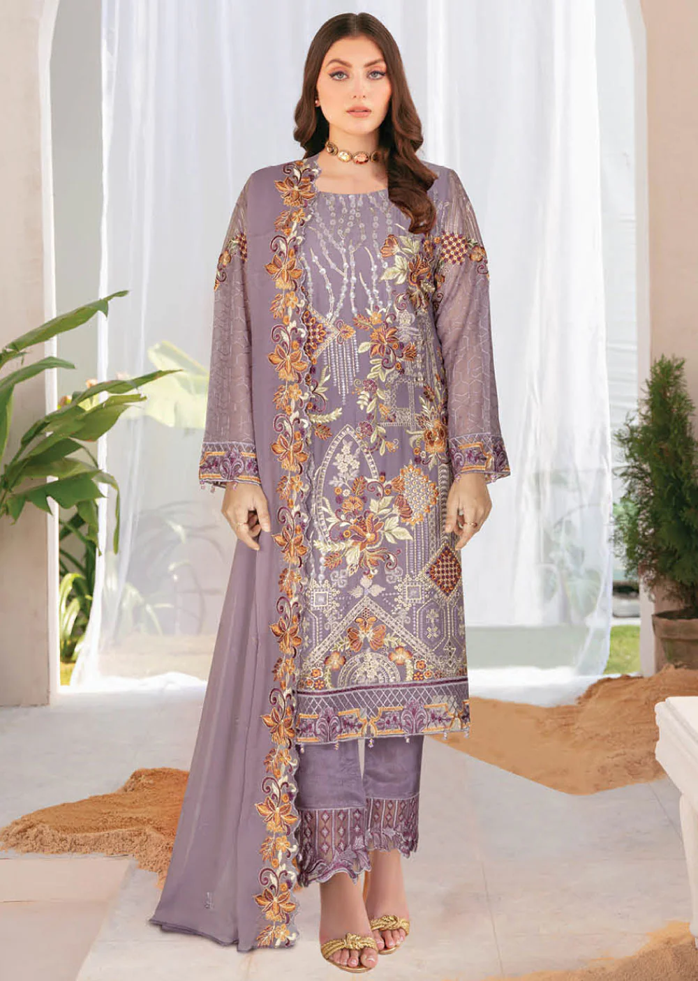 NYB-08-R - Readymade - Nayab Chiffon Collection Vol 1