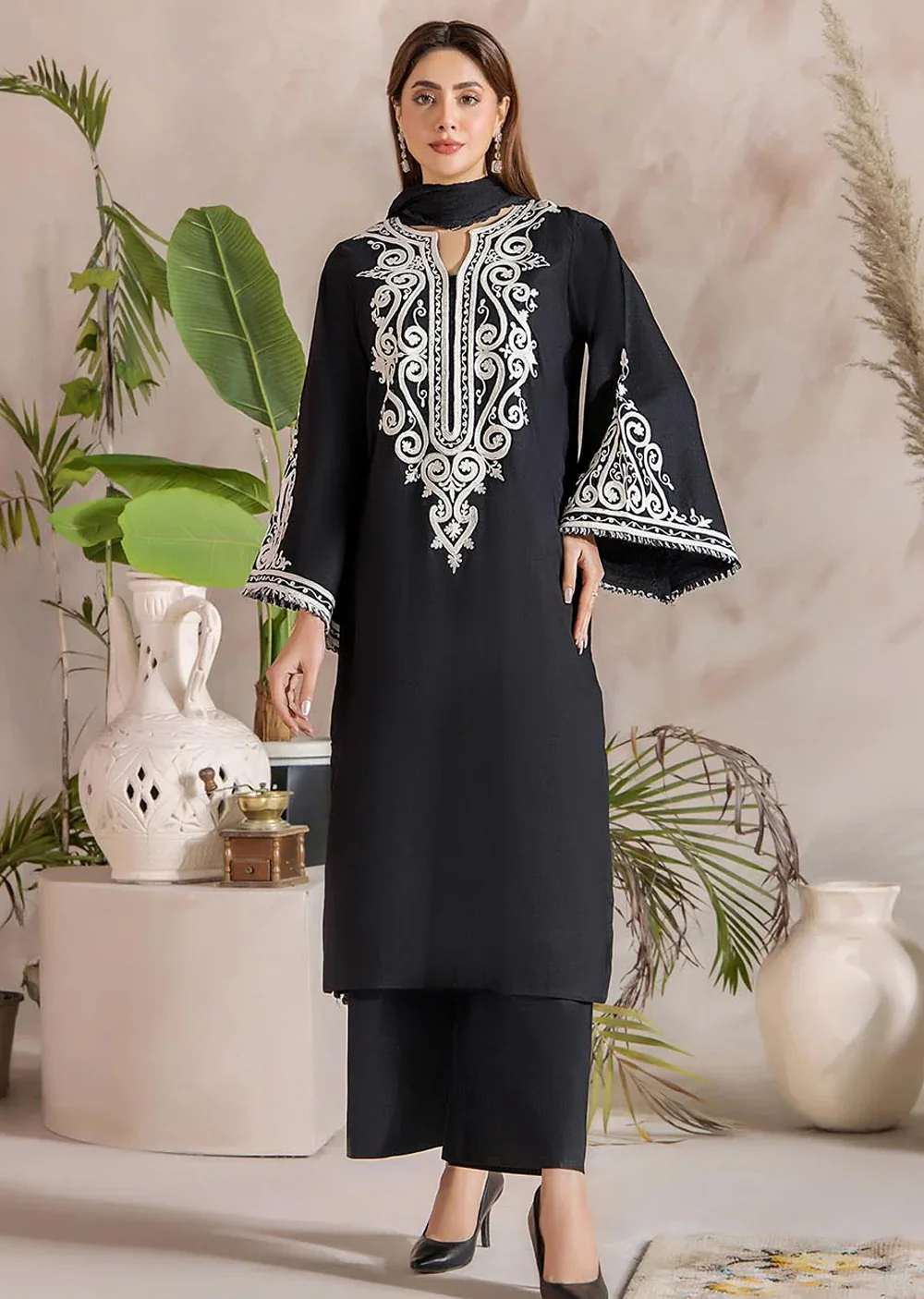 F-163 - Black - Readymade - Khuda Ameer Ouftit - Image 6
