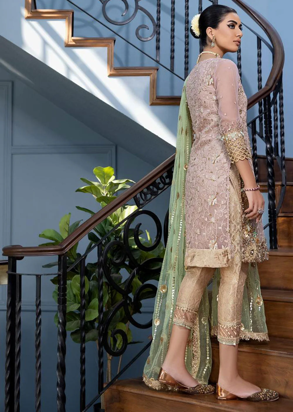 P-221 - Rose Gold - Readymade - Basics by Khuda Ameer Creations 2024 - Image 4