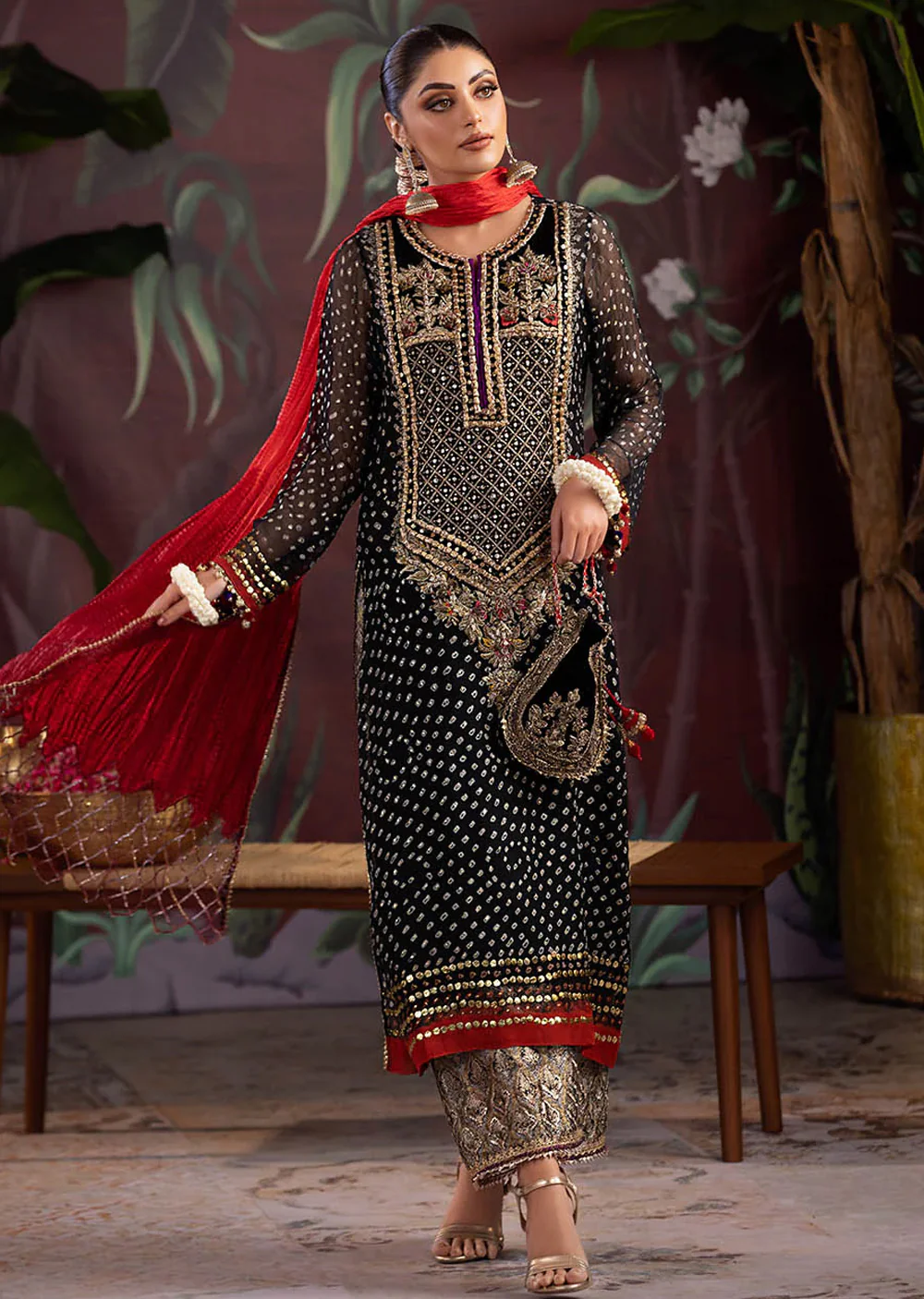 P-269 - Black - Readymade - Khuda Ameer Ouftit - Image 5