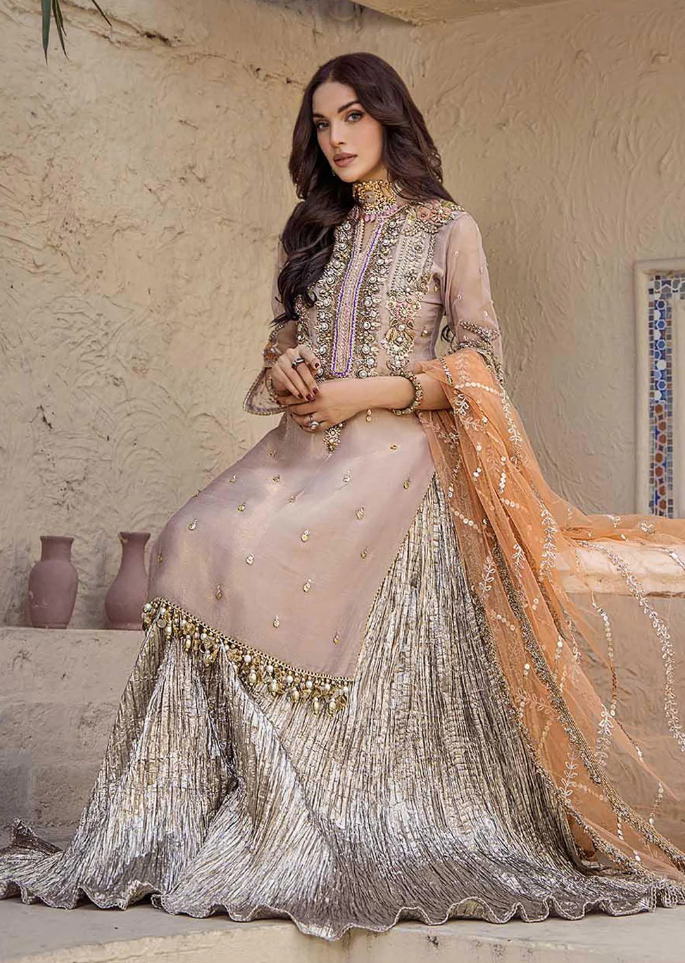 P-237 - Rose Gold - Readymade - Khuda Ameer Creations 2024 - Image 3