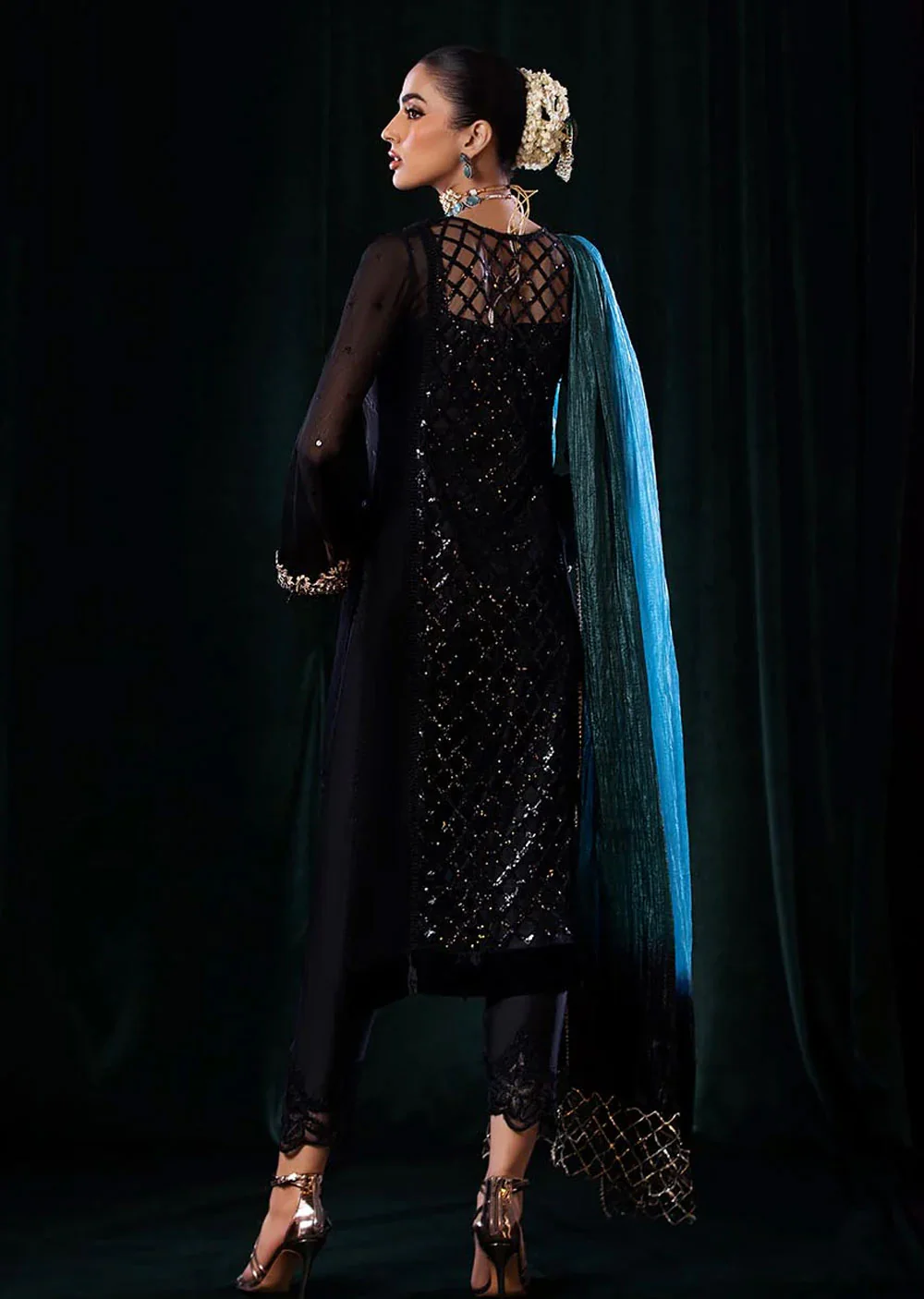 P-251 - Black - Readymade - Khuda Ameer Creations 2024 - Image 6