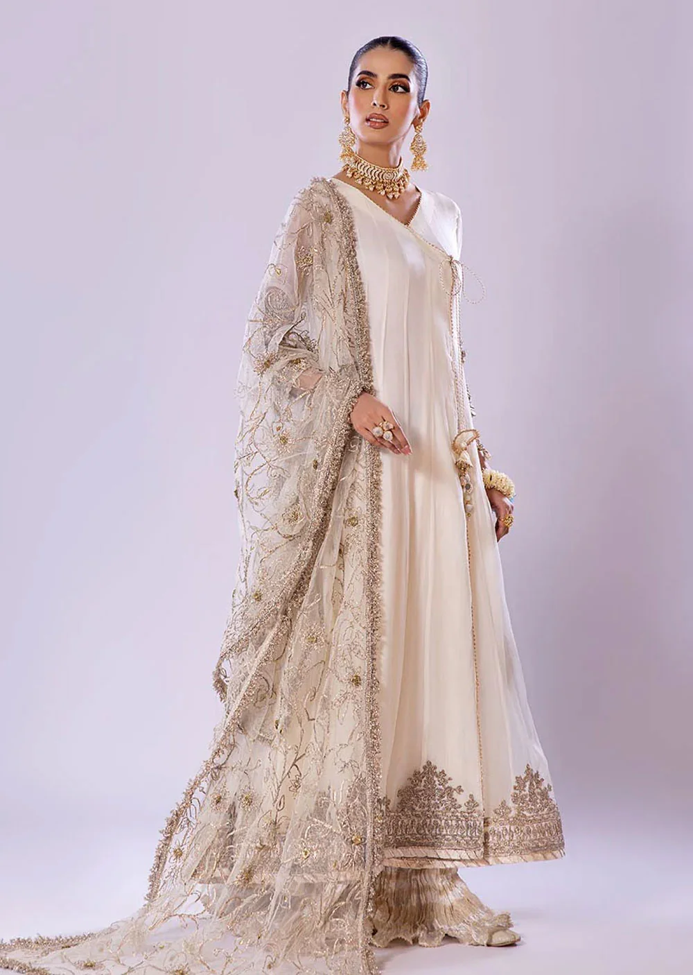 P-256 - Offwhite - Readymade - Basics by Khuda Ameer Creations 2024 - Image 4