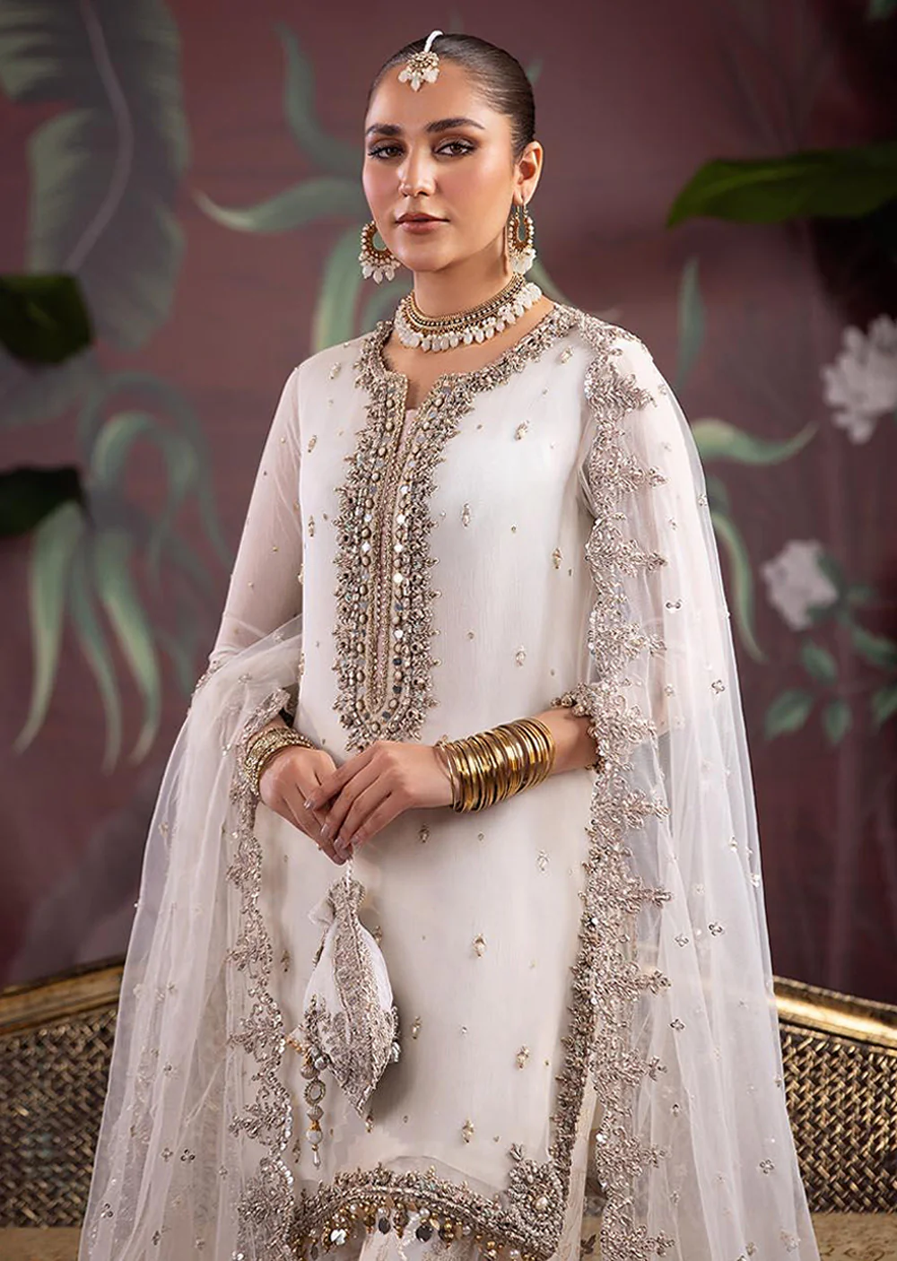 P-267 - Readymade - White - Khuda Ameer Outfit - Image 2