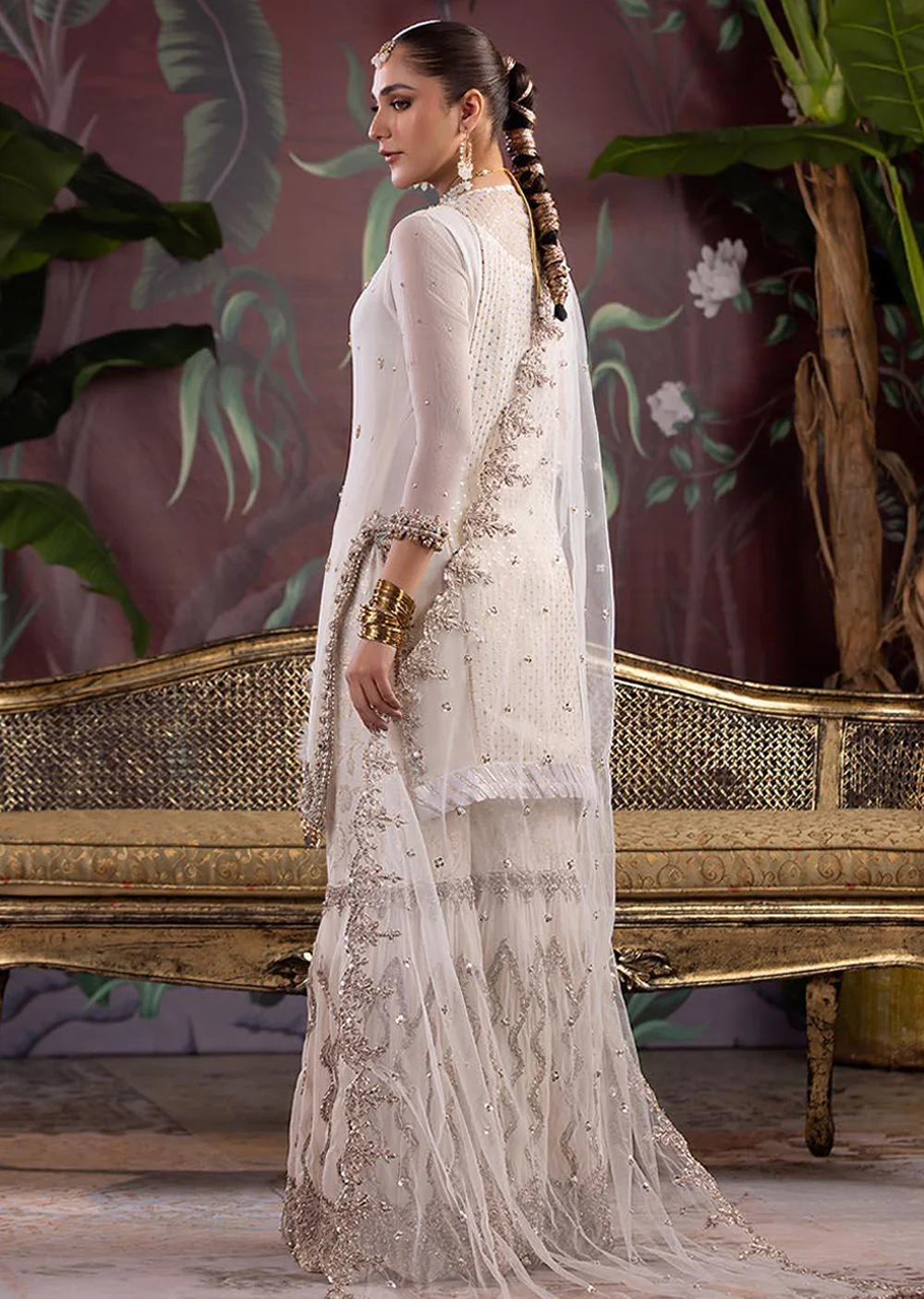 P-267 - Readymade - White - Khuda Ameer Outfit - Image 5