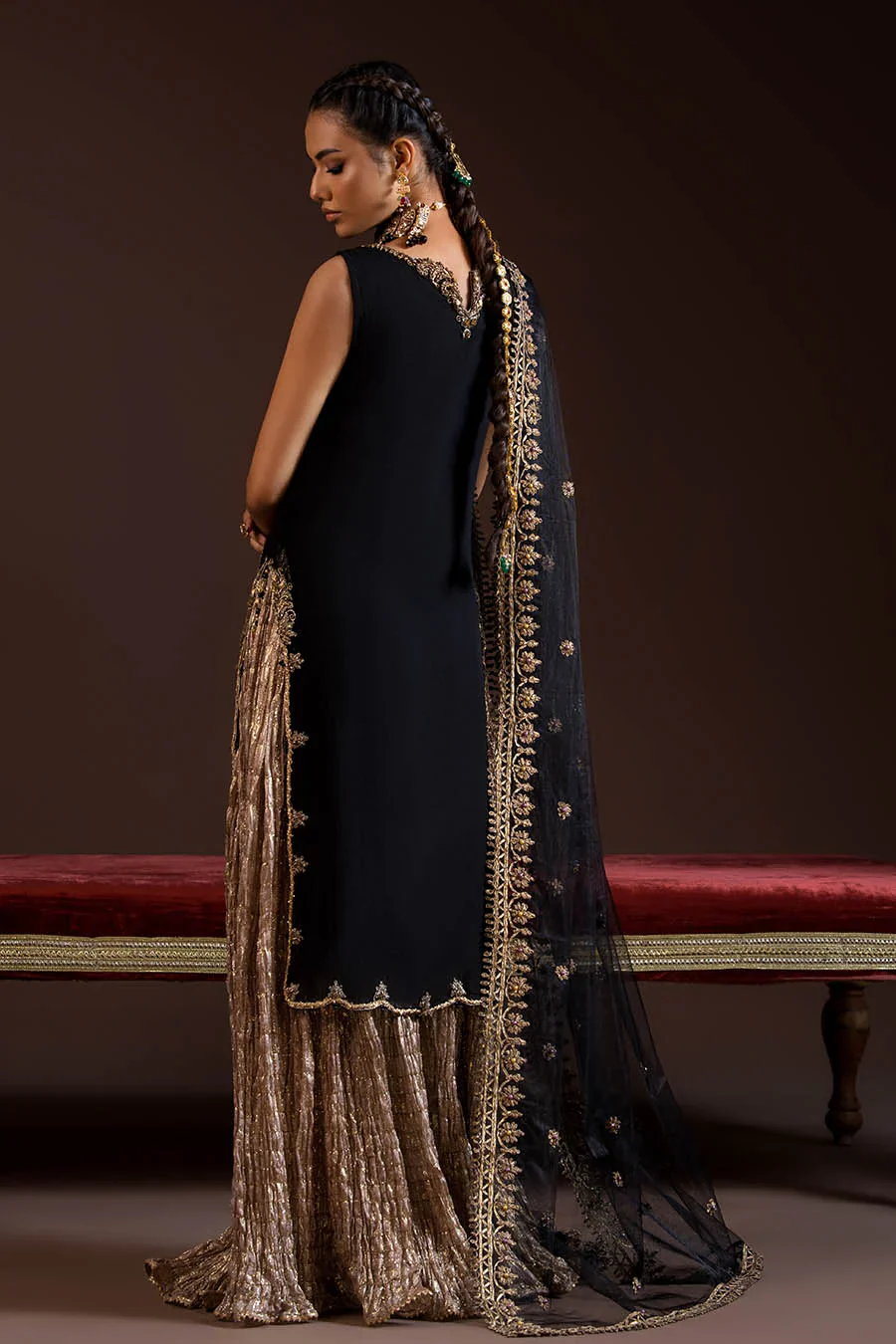 P-280 - Black - Readymade - Khuda Ameer Creations 2025 - Image 3