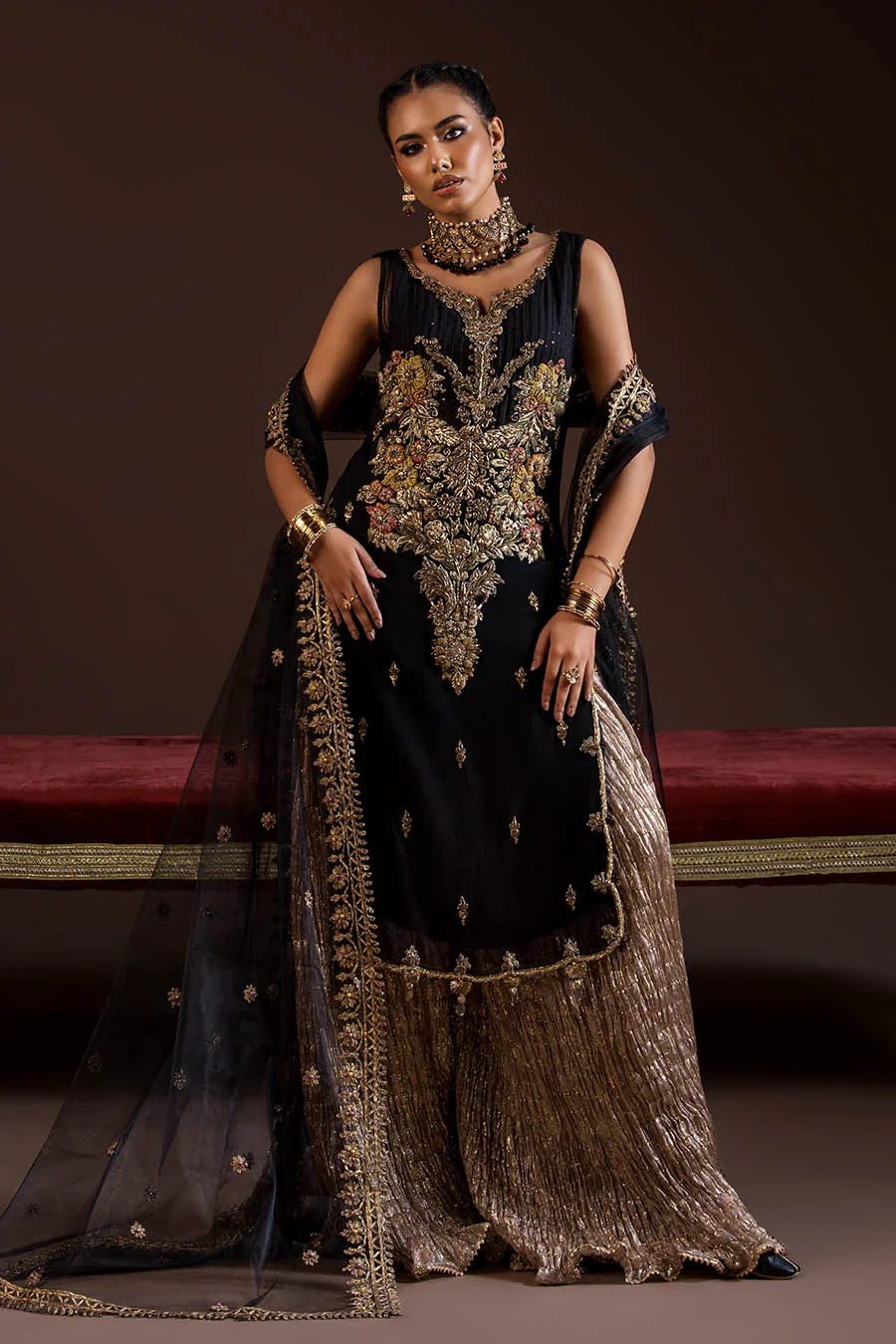 P-280 - Black - Readymade - Khuda Ameer Creations 2025 - Image 9
