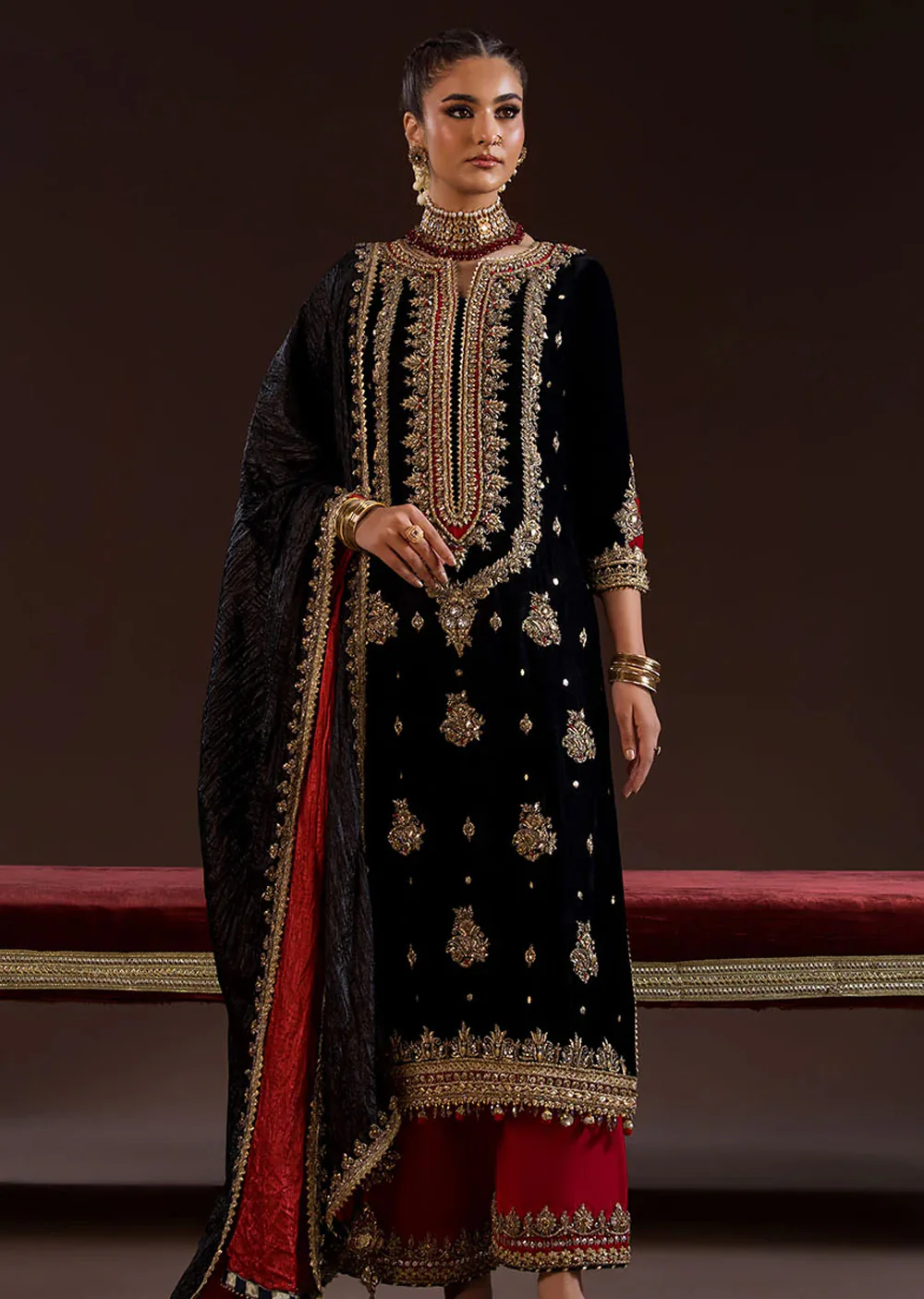 P-283 - Readymade VELVET - Khuda Ameer Creations 2025
