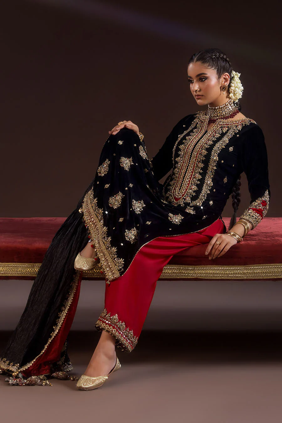 P-283 - Readymade VELVET - Khuda Ameer Creations 2025 - Image 6