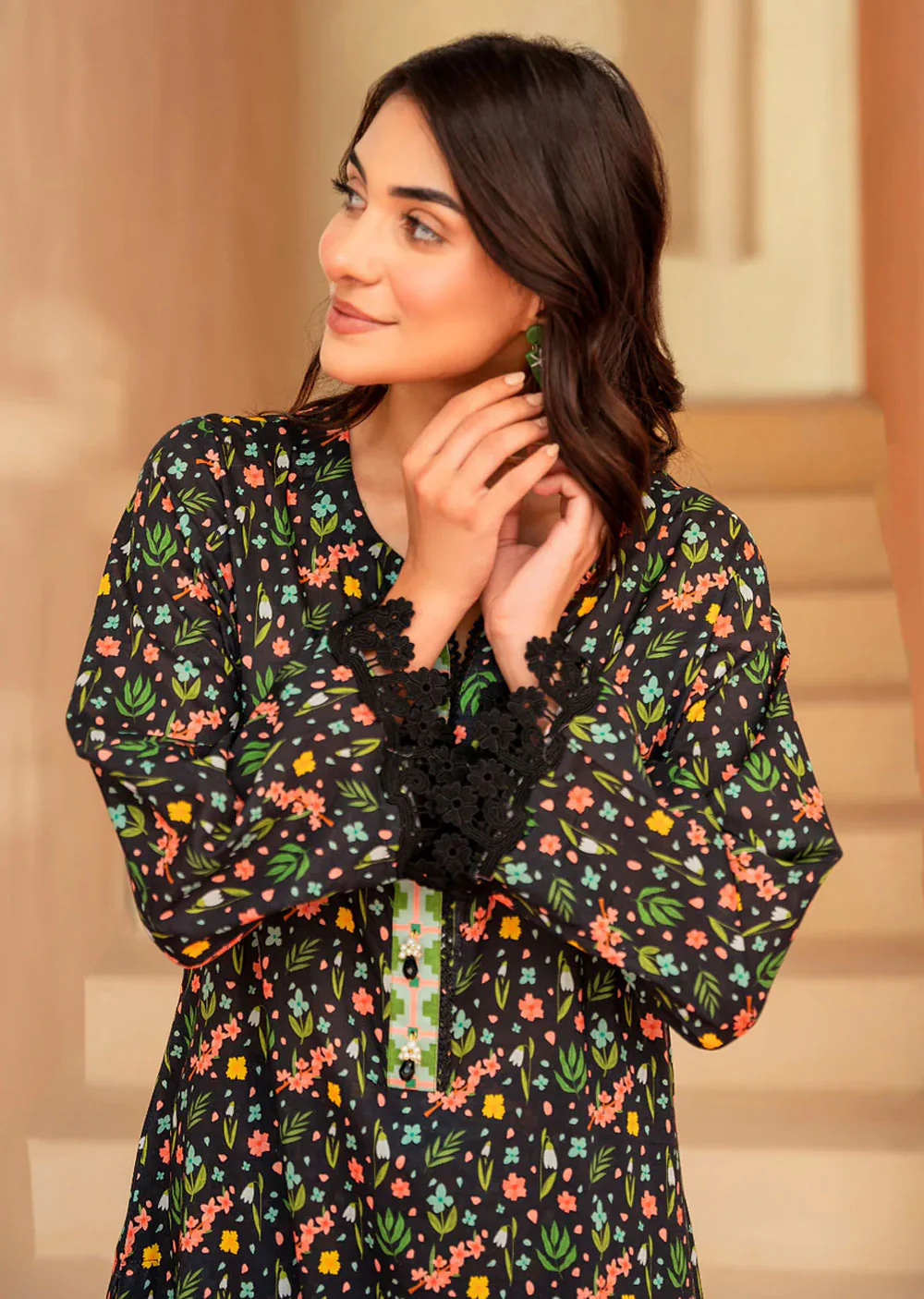 Paige Readymade 2 Piece Cotton Lawn Suit - Image 2