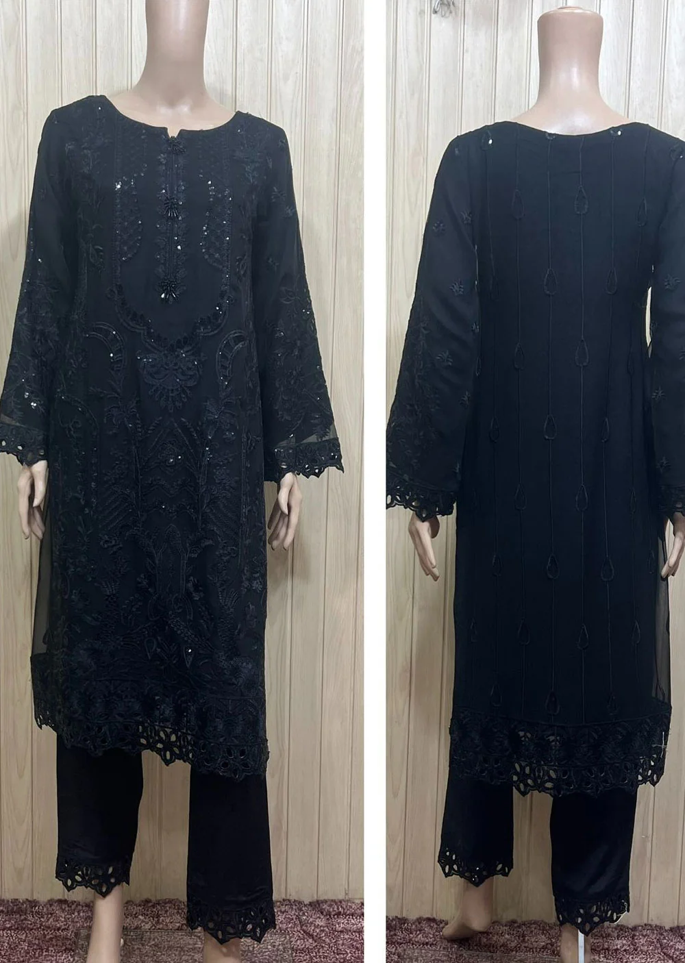 PS0817 Readymade Chiffon Suit - Image 10