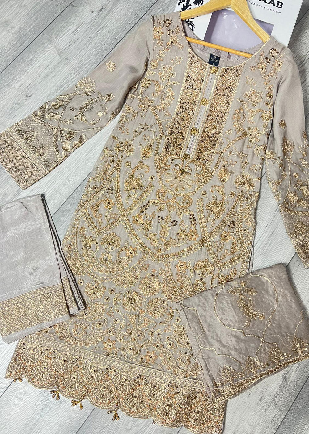 PS0828 Readymade Chiffon Suit - Image 9