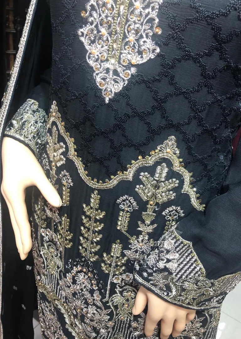 PS1101 Passion - Readymade Black Chiffon Suit - Image 4