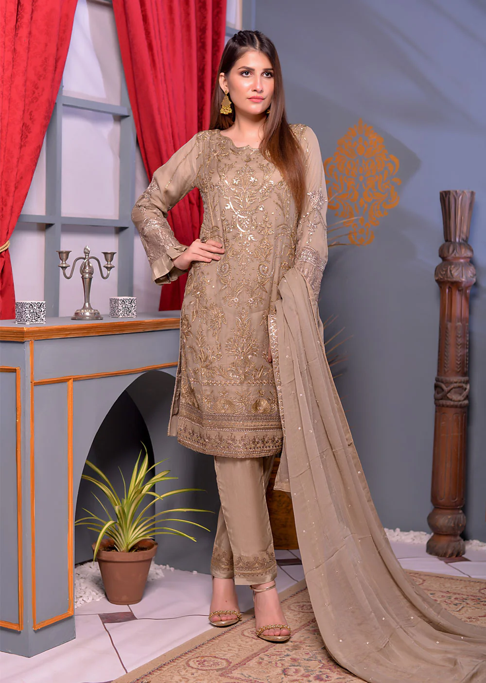 PS1121 Barukh Readymade Green Suit