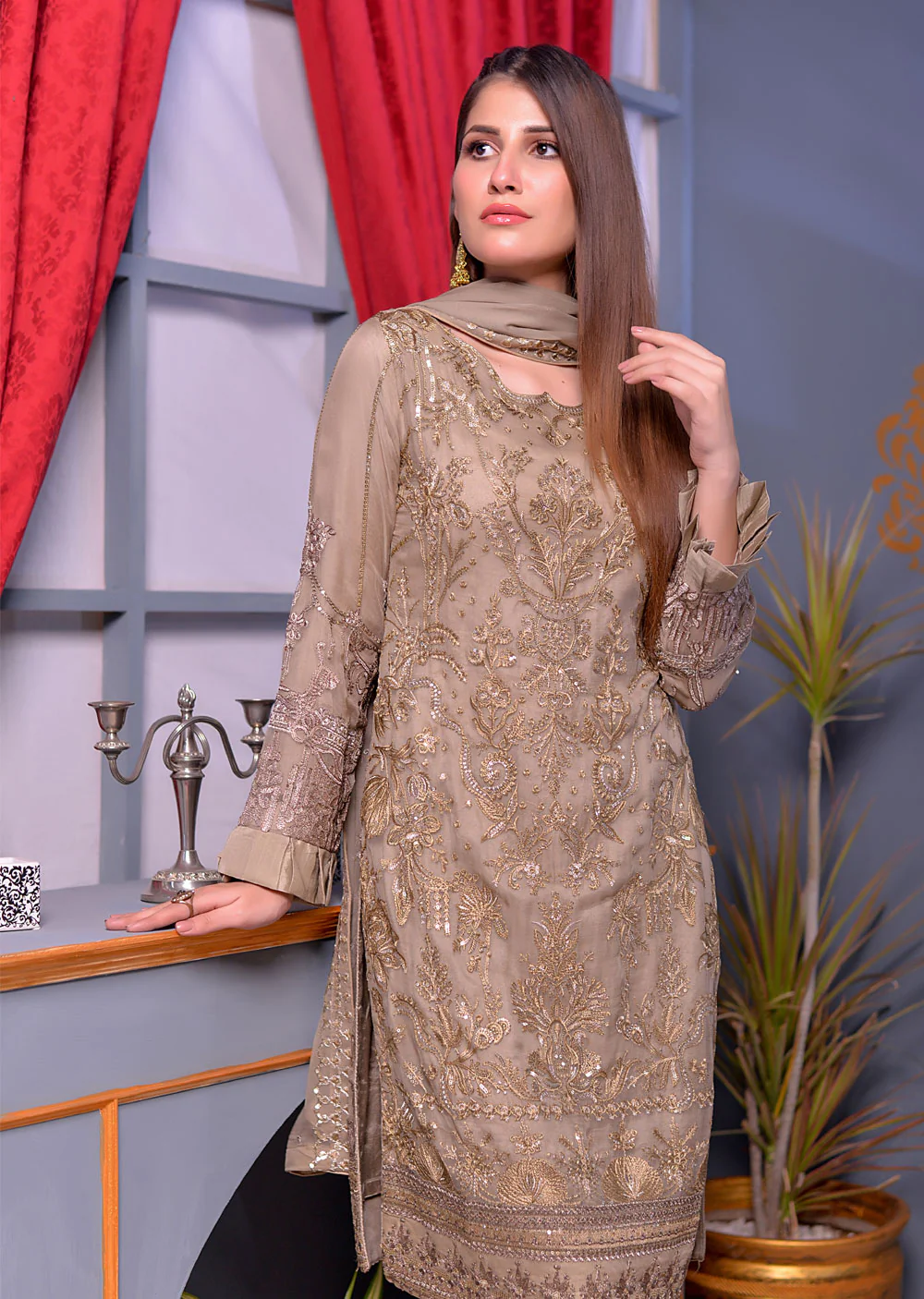 PS1121 Barukh Readymade Green Suit - Image 3