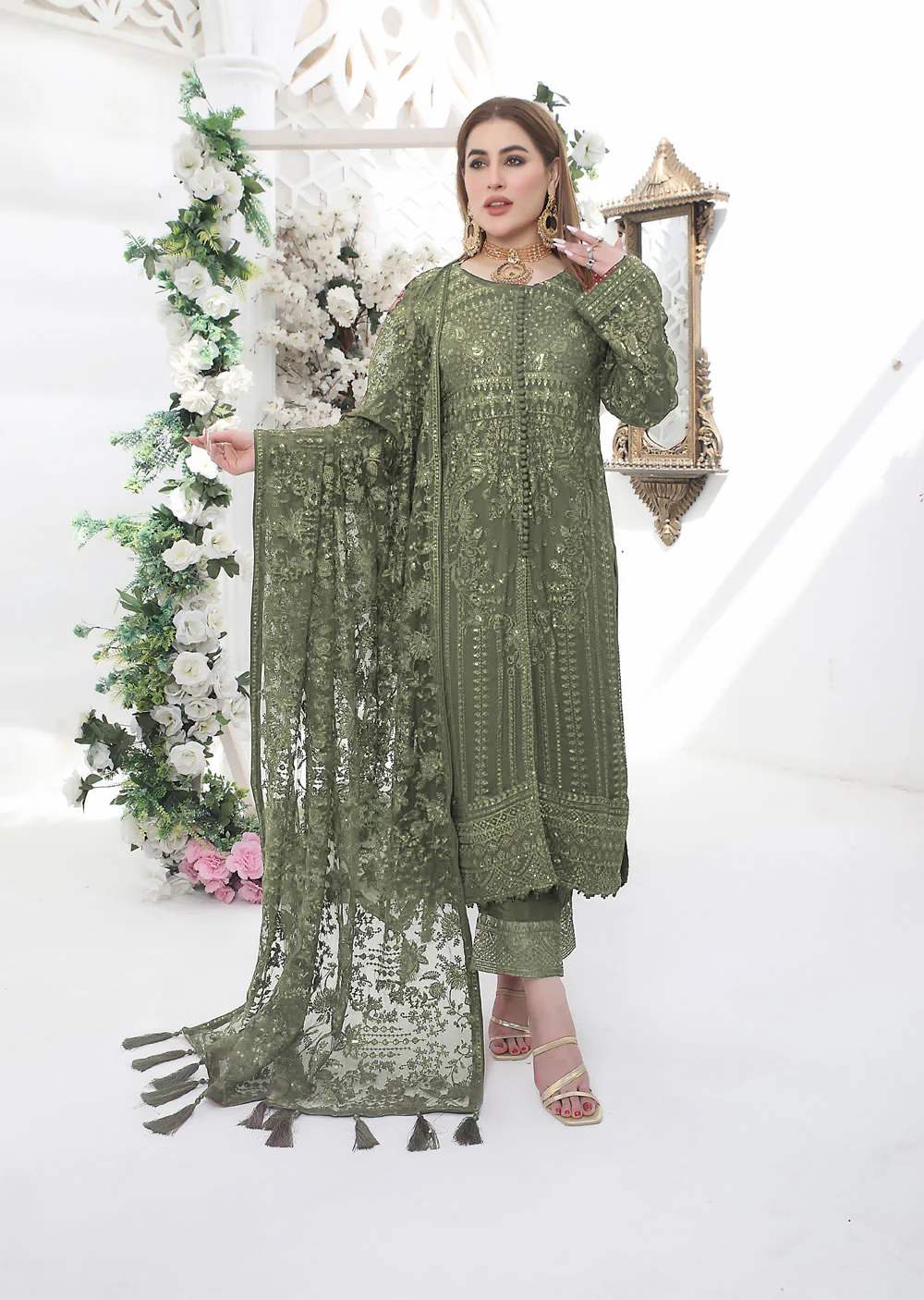PS1664 Readymade Chiffon Suit - Image 13