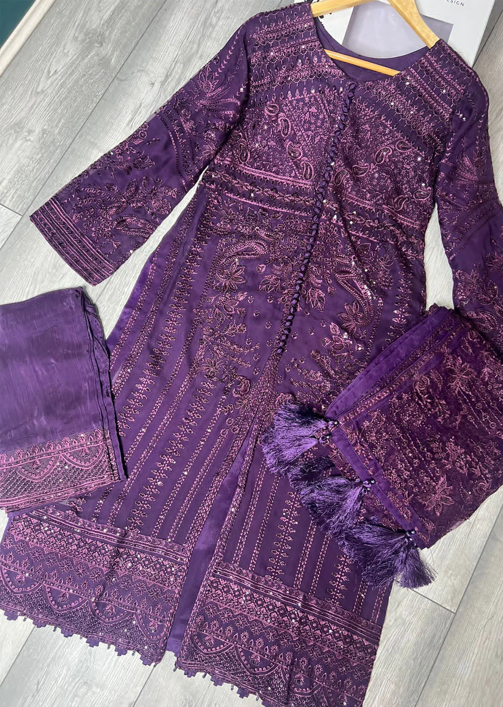 PS1664 Readymade Chiffon Suit - Image 26