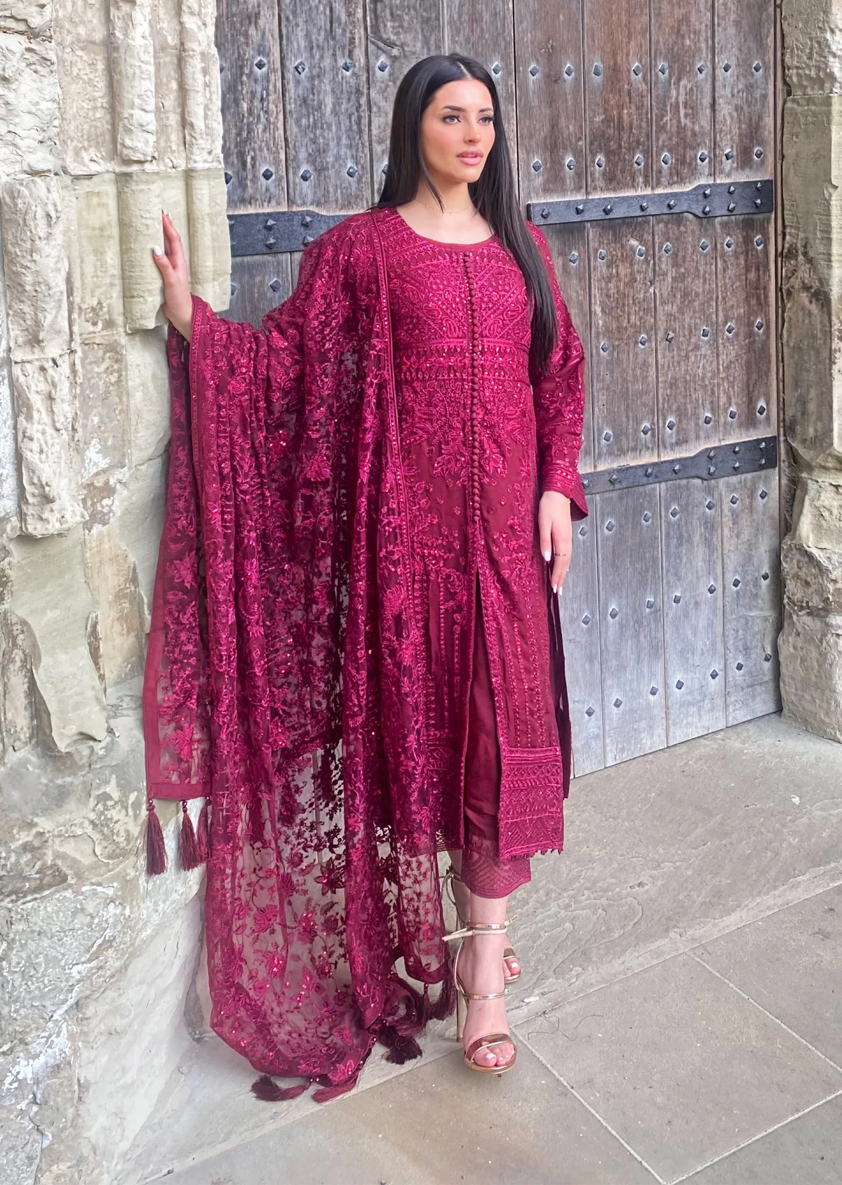 PS1664 Readymade Chiffon Suit - Image 31