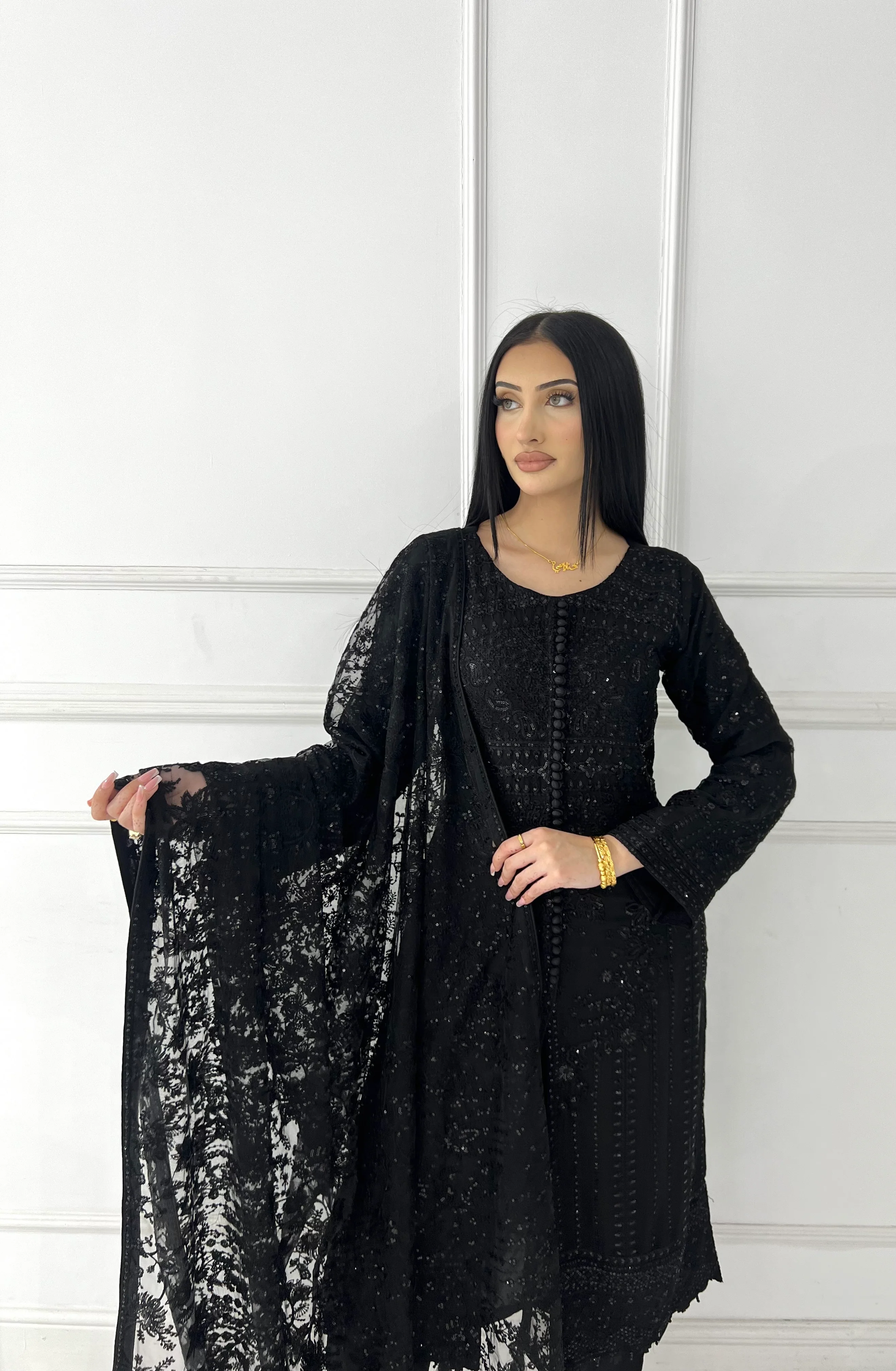 PS1664 Readymade Chiffon Suit - Image 5