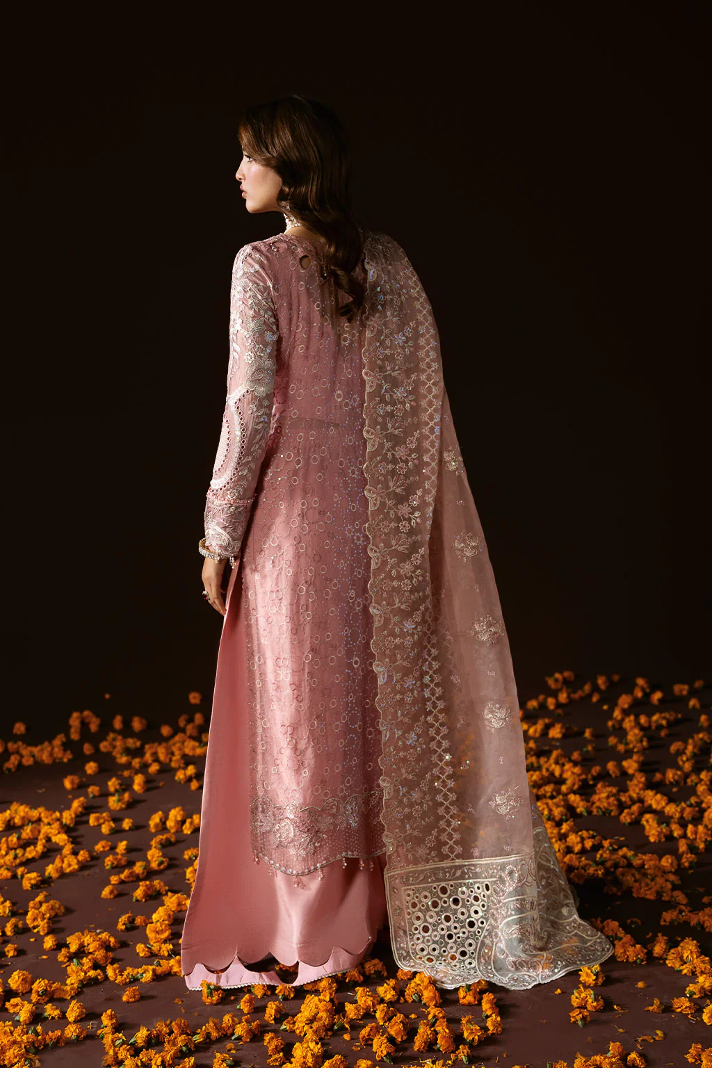 Q-202 - Readymade - Dastak by Ramsha Luxury Chiffon Collection 2025 - Image 3