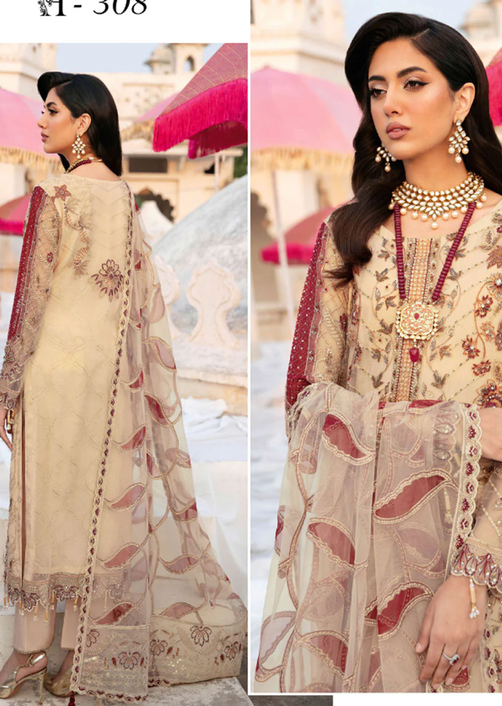 R-308-R - Readymade - Wedding Collection Vol 3 by Ramsha 2024 - Image 2
