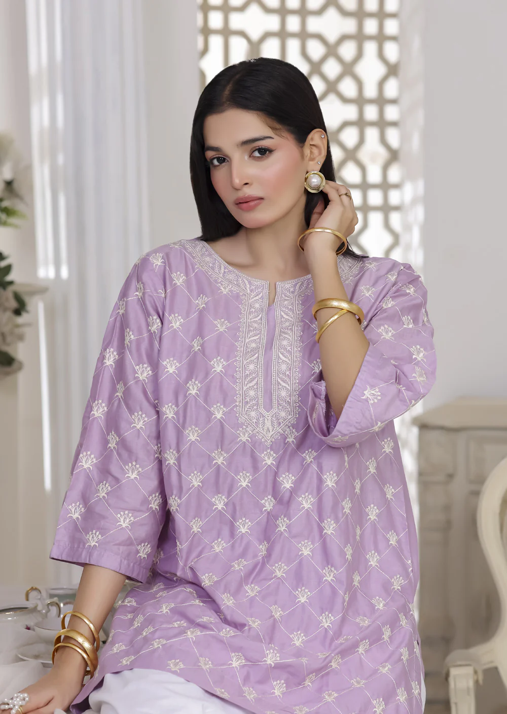 RBY-104 - RABIYA - Cotton 2 Piecce Co-ord Farshi - Image 12