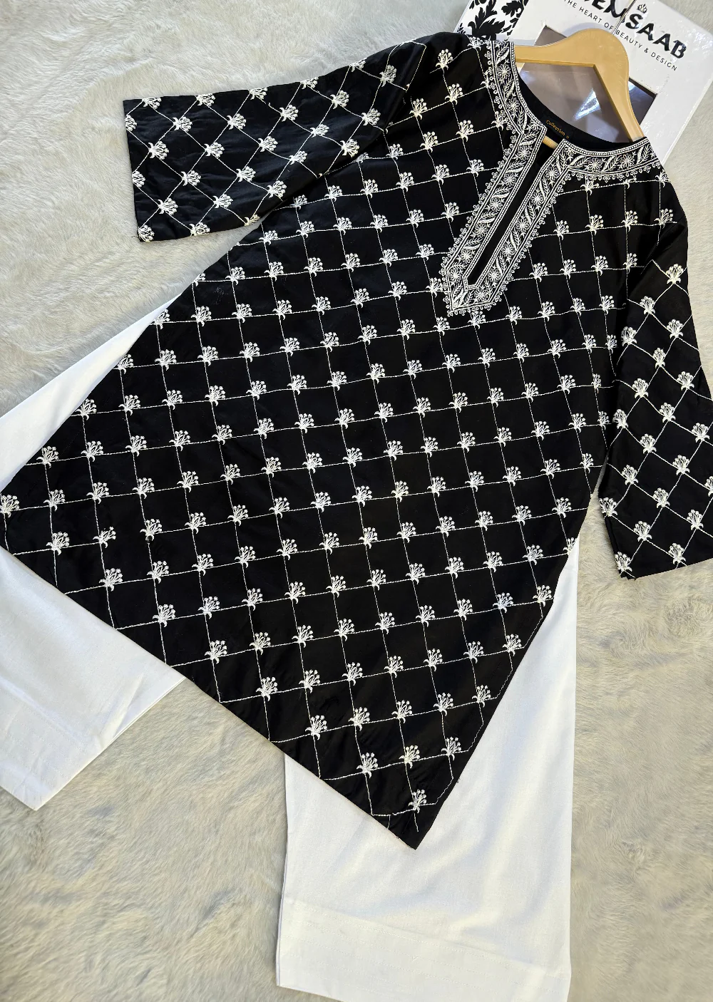 RBY-104 - RABIYA - Cotton 2 Piecce Co-ord Farshi - Image 2