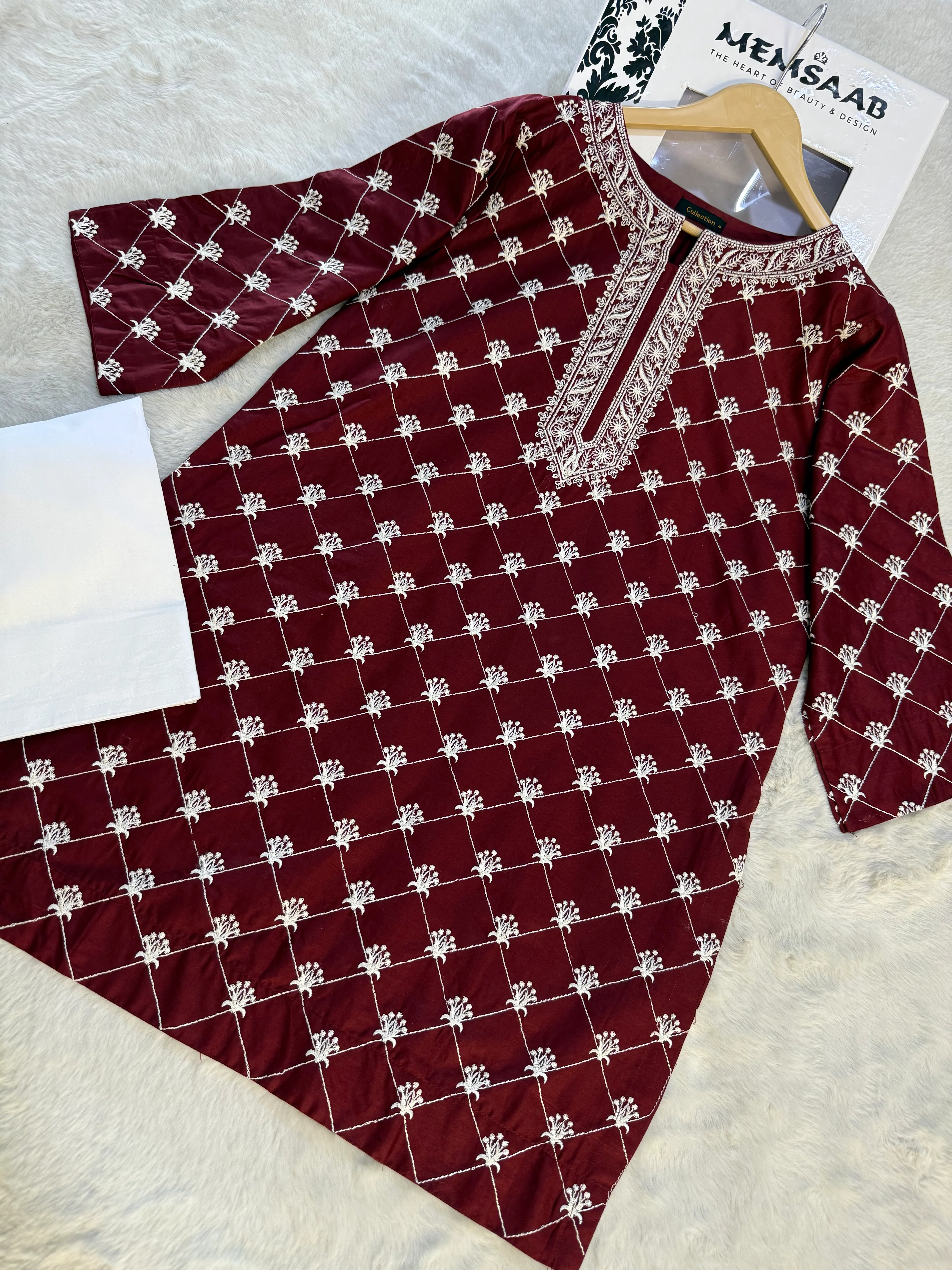 RBY-104 - RABIYA - Cotton 2 Piecce Co-ord Farshi - Image 6