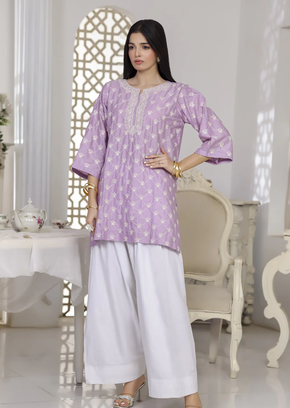 RBY-104 - RABIYA - Cotton 2 Piecce Co-ord Farshi - Image 9