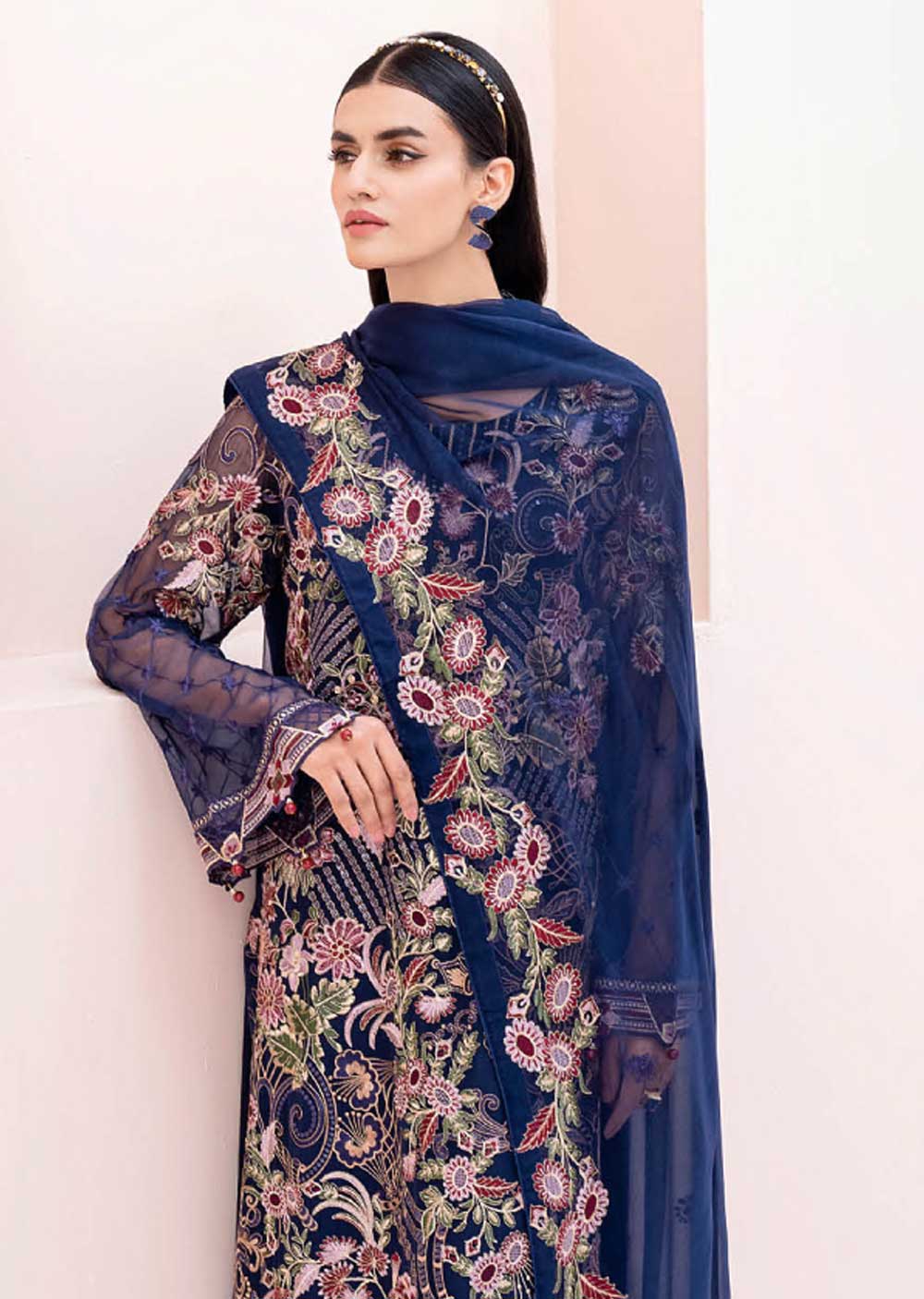 RCD-606-R - Readymade - Ramsha Chevron Chiffon Collection Vol 06 2023 - Image 2