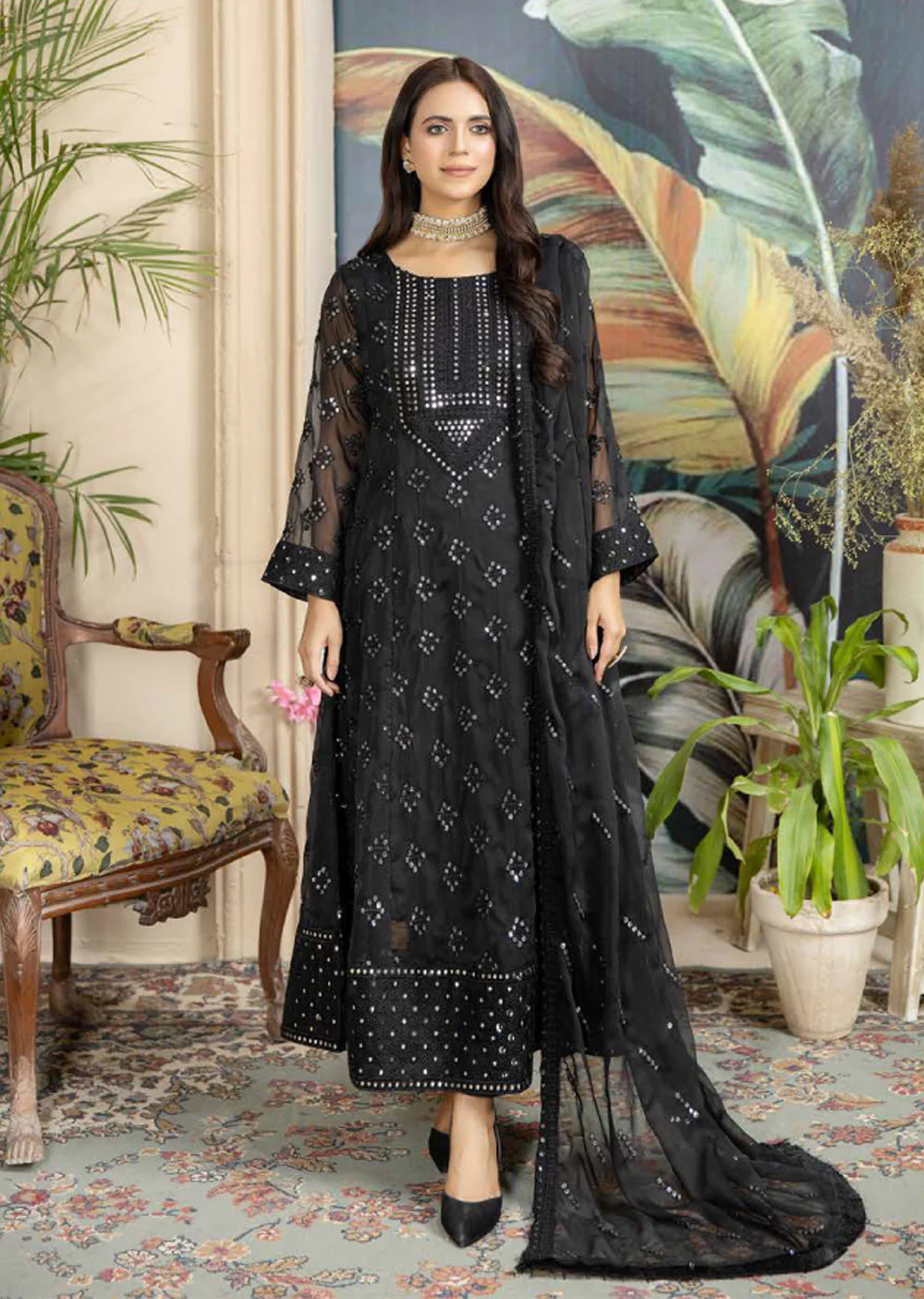 RDA-03 Readymade Ronak E Eid Mother & Daughter Suit - Image 2
